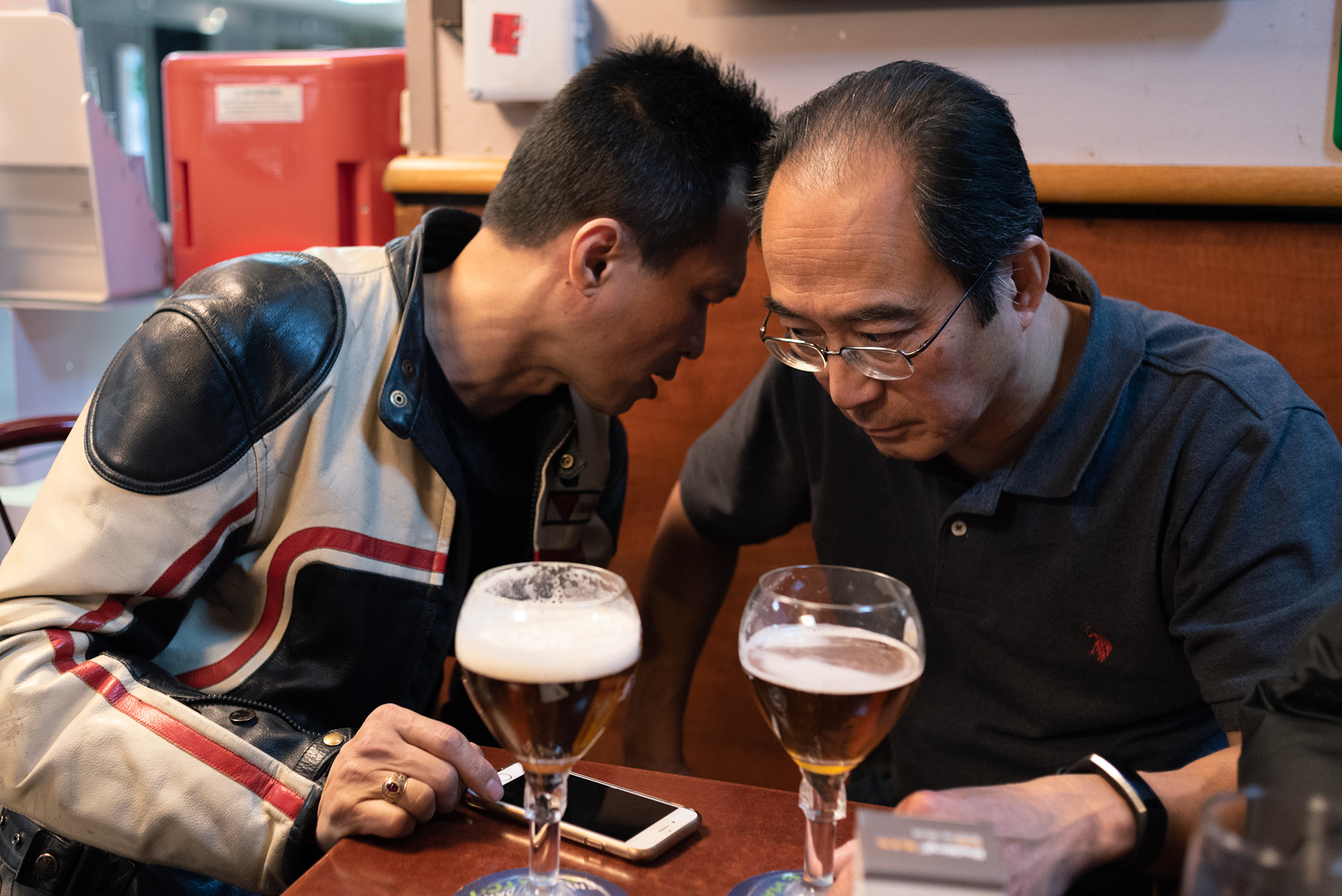 Shen Bing Cheng came from Vietnam and is working in a restaurant outside of Paris. He travels back to Paris on the weekend to catch up with his friends in the 13th Arrondissement.