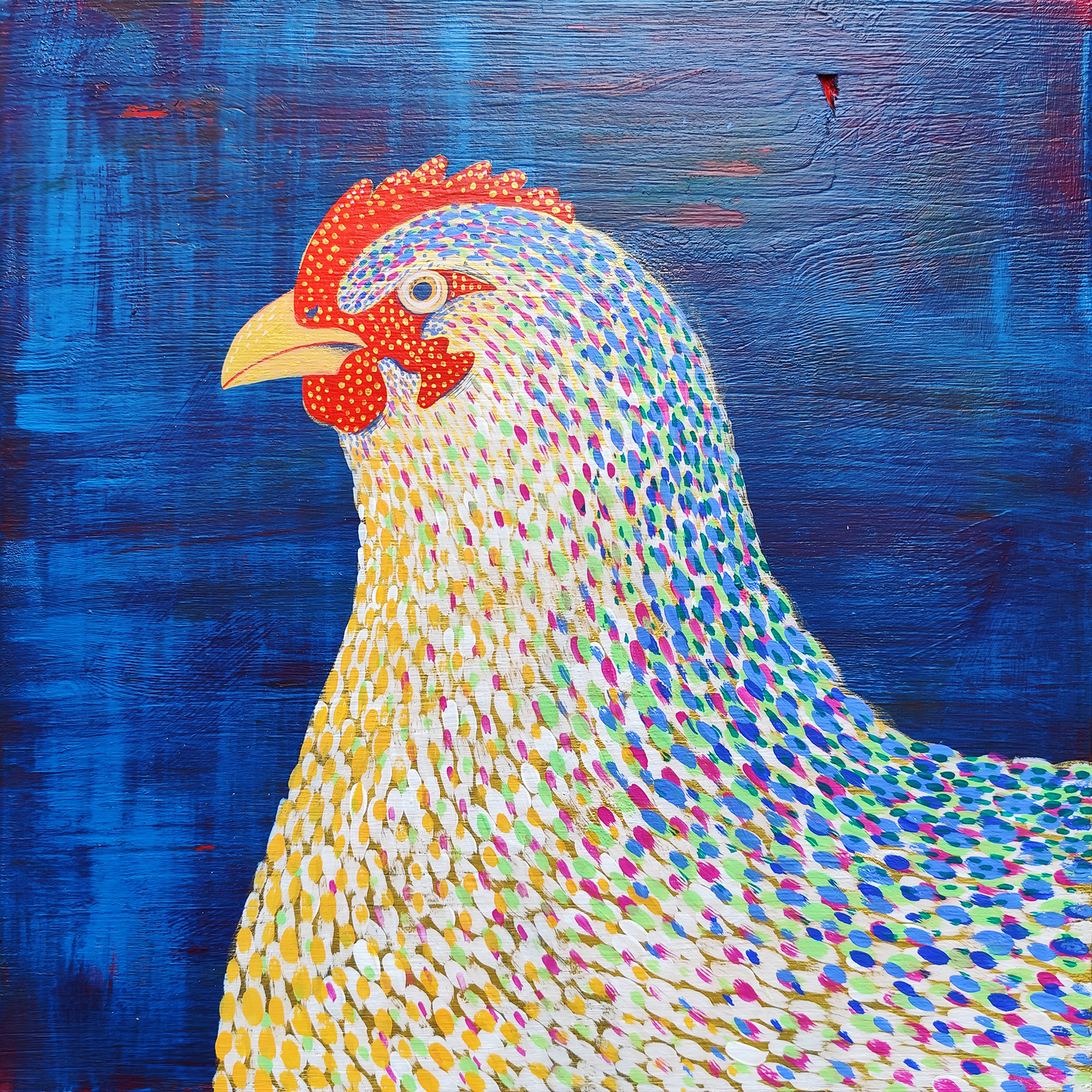 "Gallina 2" 30x30cm