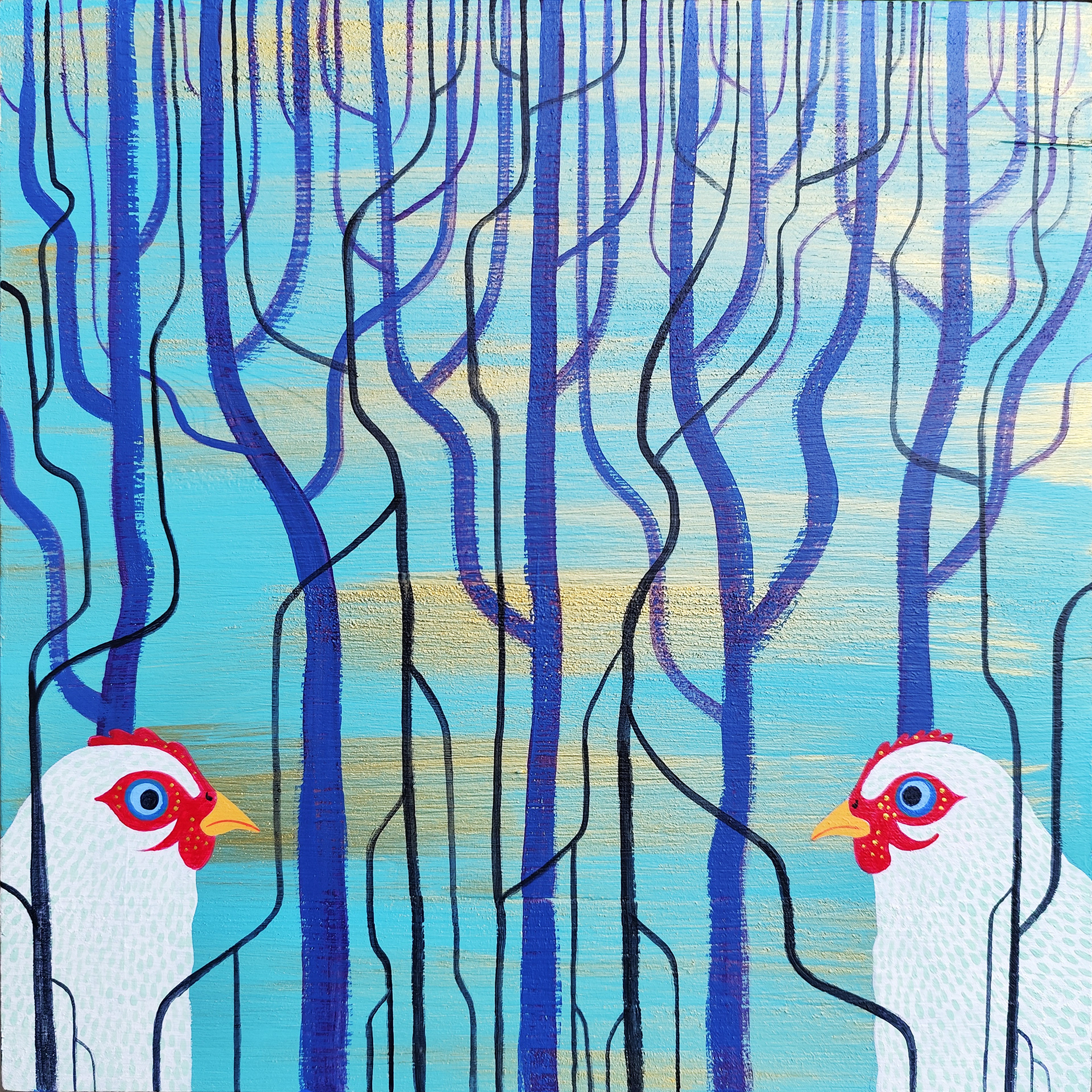 "Perdersi e ritrovarsi" 30x30cm