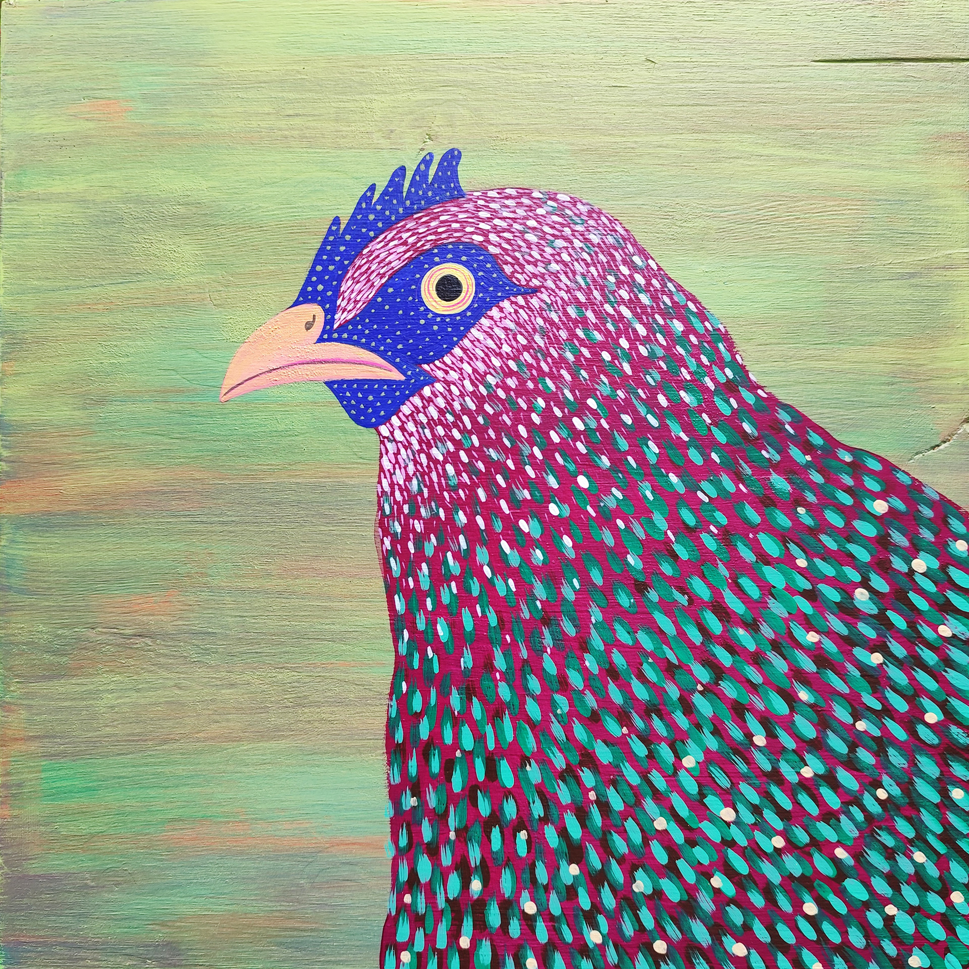 "Gallina 4" 30x30cm