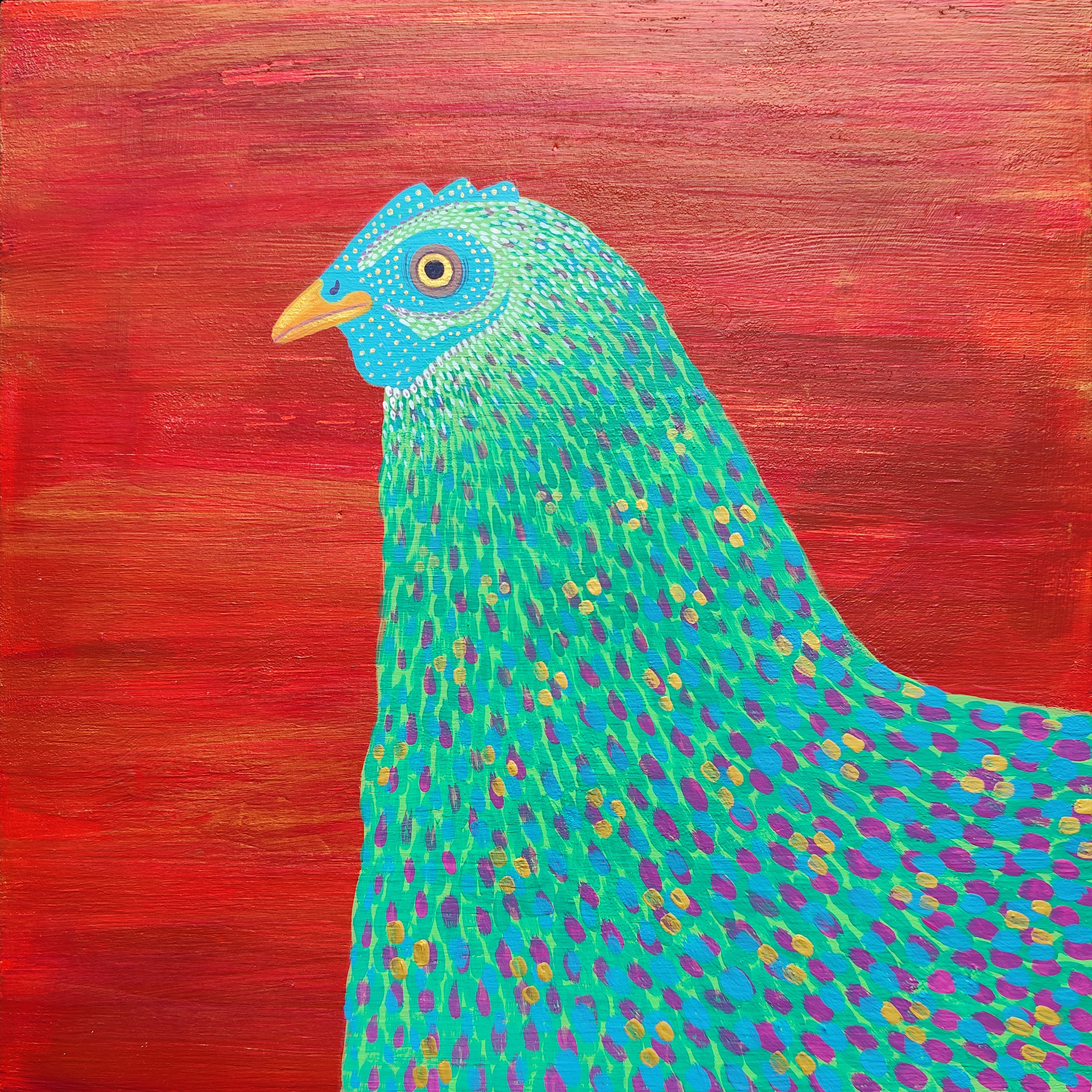 "Gallina 3" 30x30cm VENDUTA