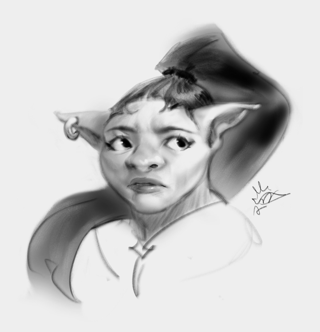 [2026] Sketchy D&D portrait