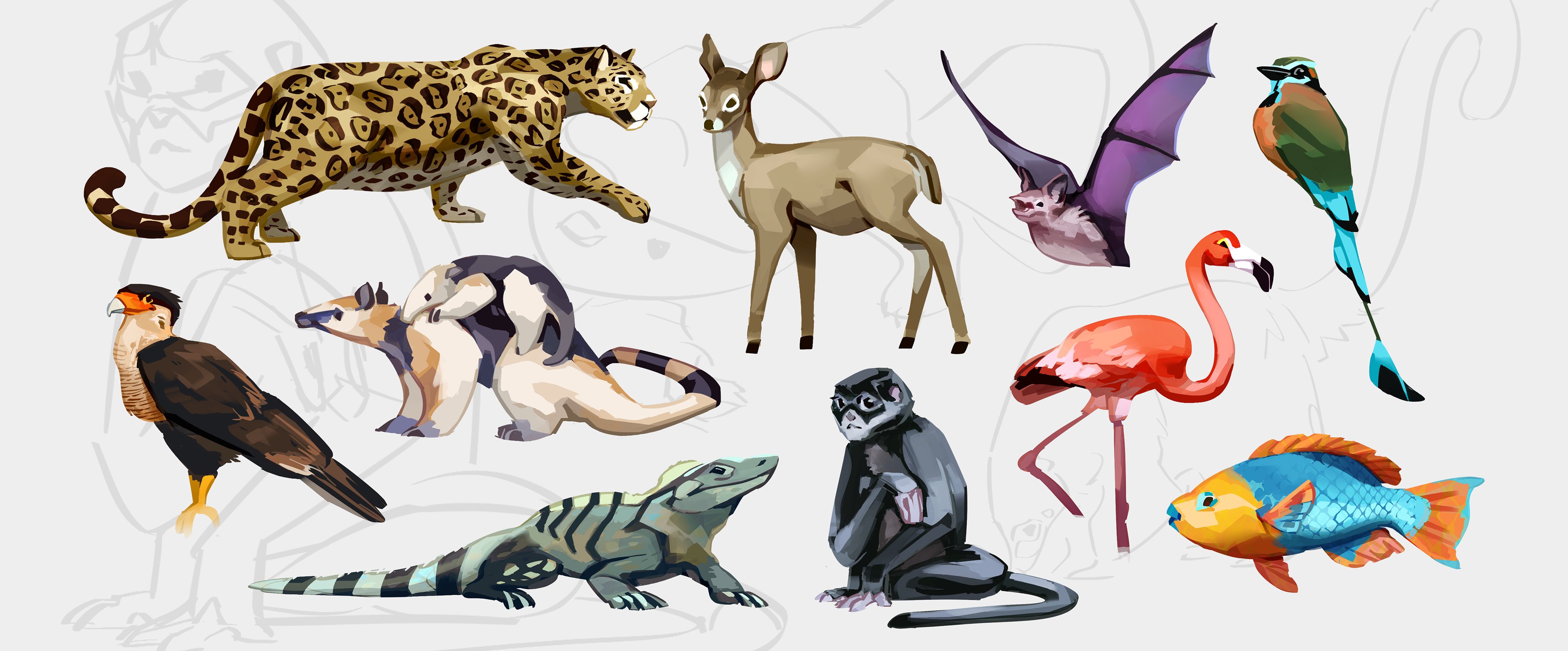 Zac-Quí's Fauna Key Art