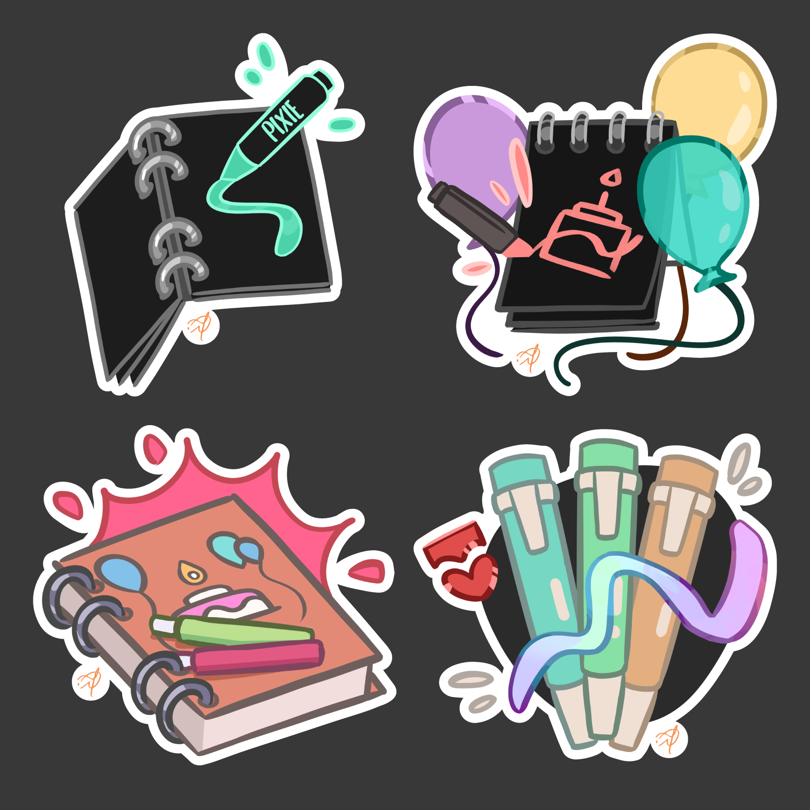 Stickers commission