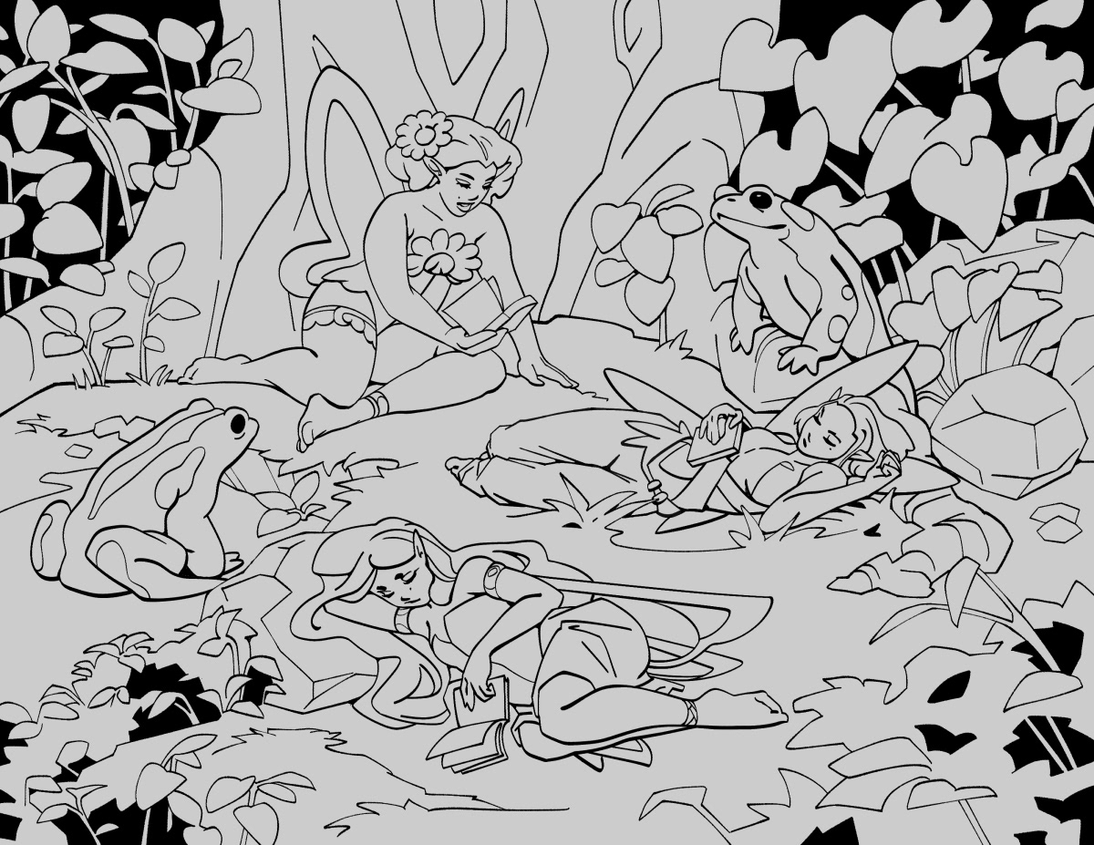[2025] Colouring illustration for fanzine collection