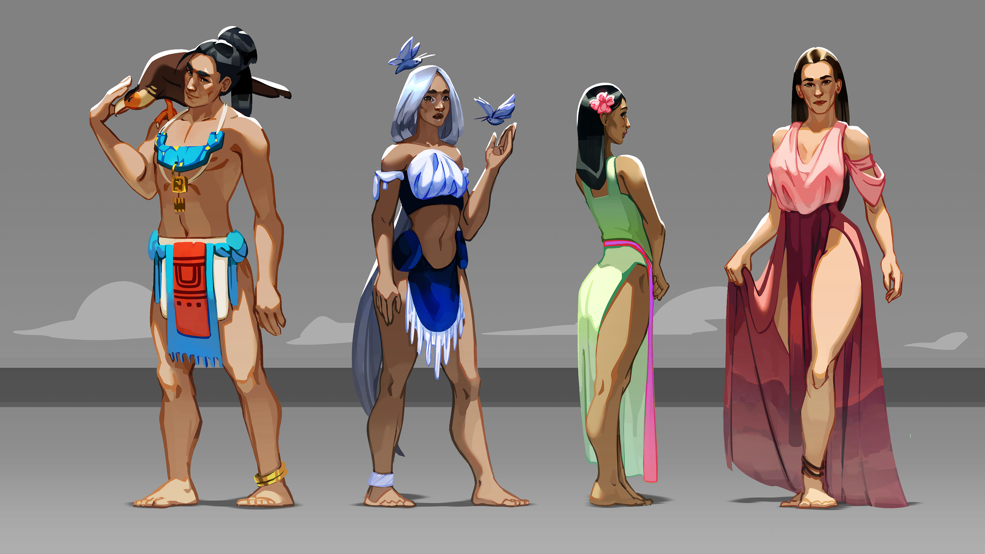 Characters Key Illustration