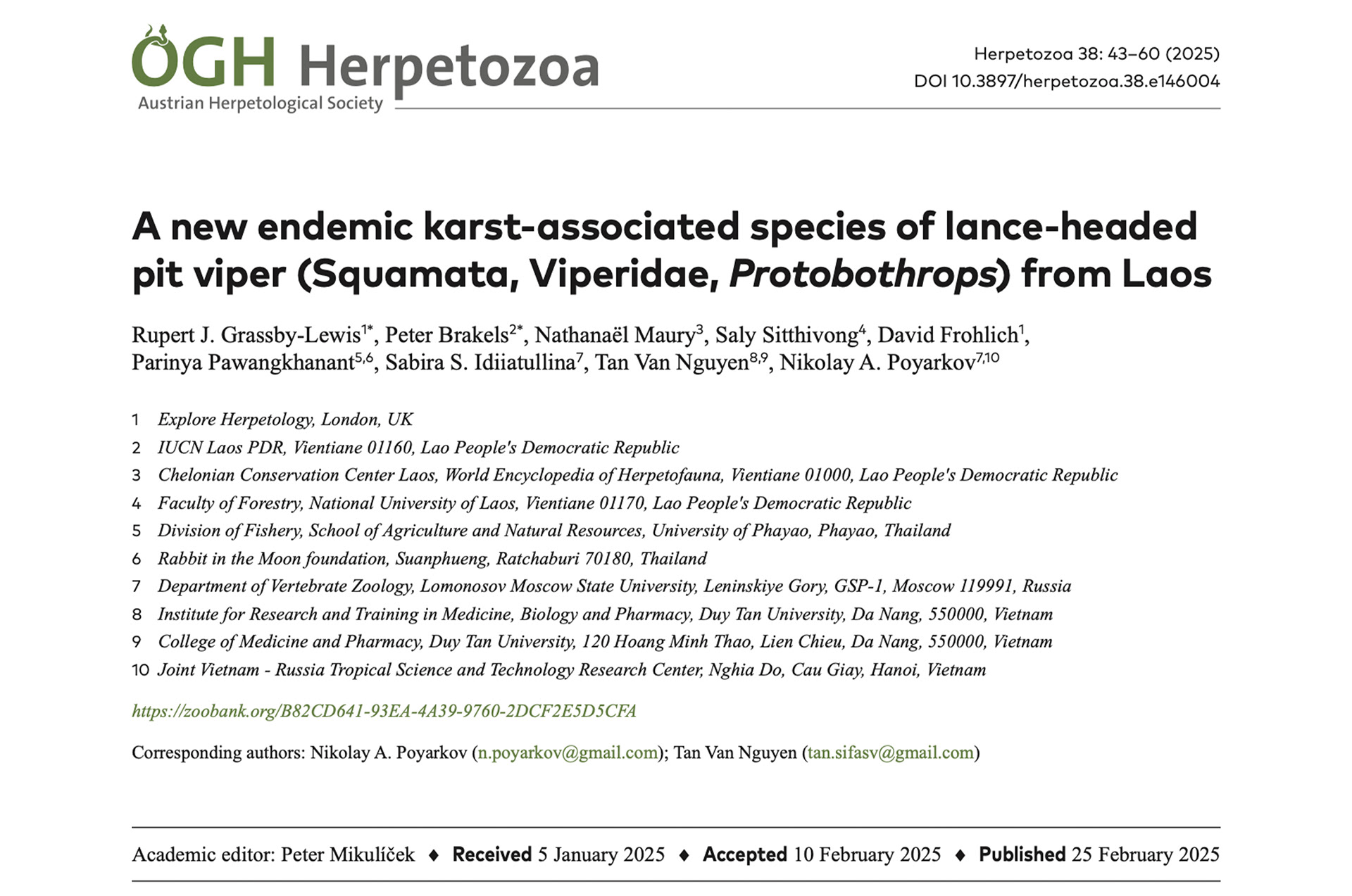 Published.