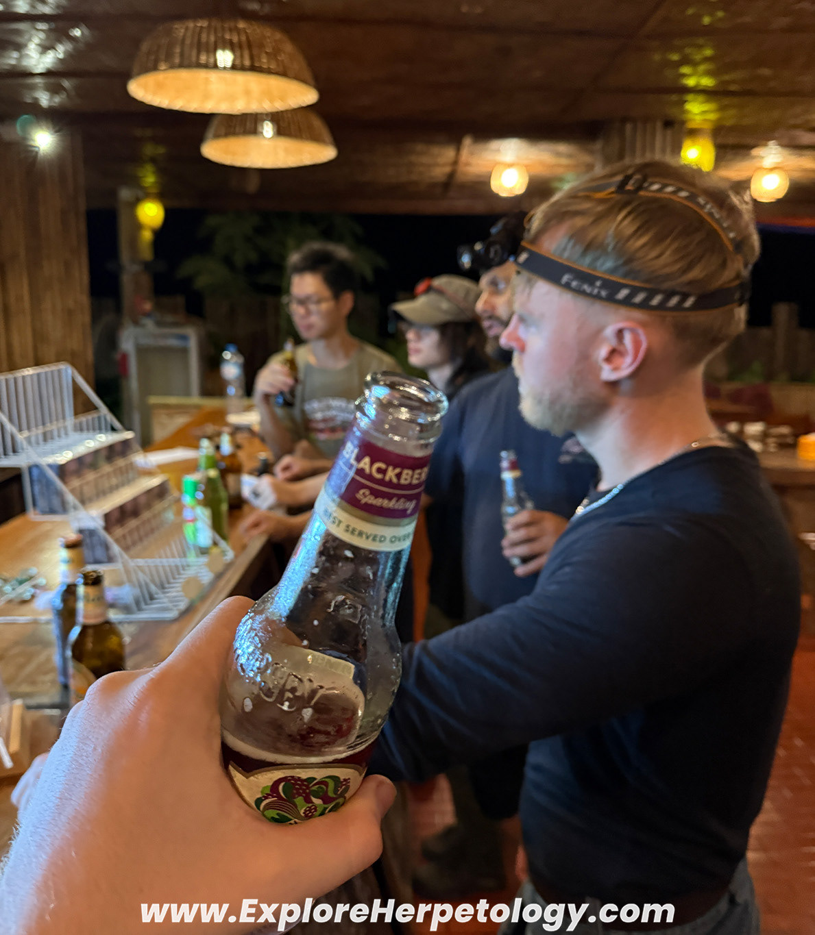 Post-herping drinks.