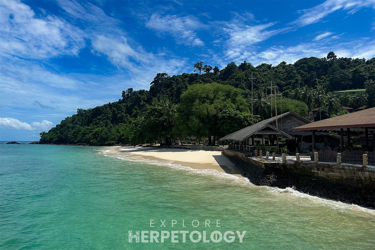 Our private beach within our resort.