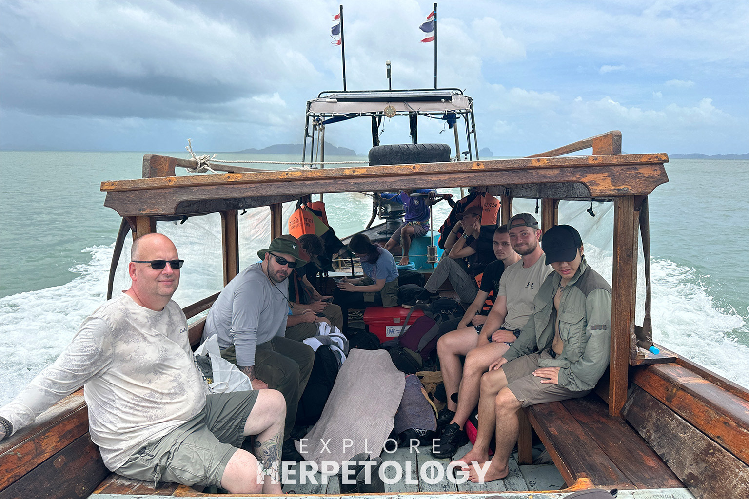 Picture taken as we got closer to shore and the ride was less...bumpy.