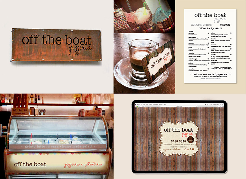 OFF THE BOAT | PIZZERIA | 2012-2013 | Branding |