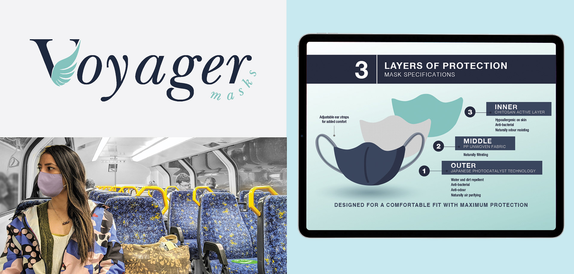 VOYAGER MASKS | ONLINE STORE | 2020 | Identity |
