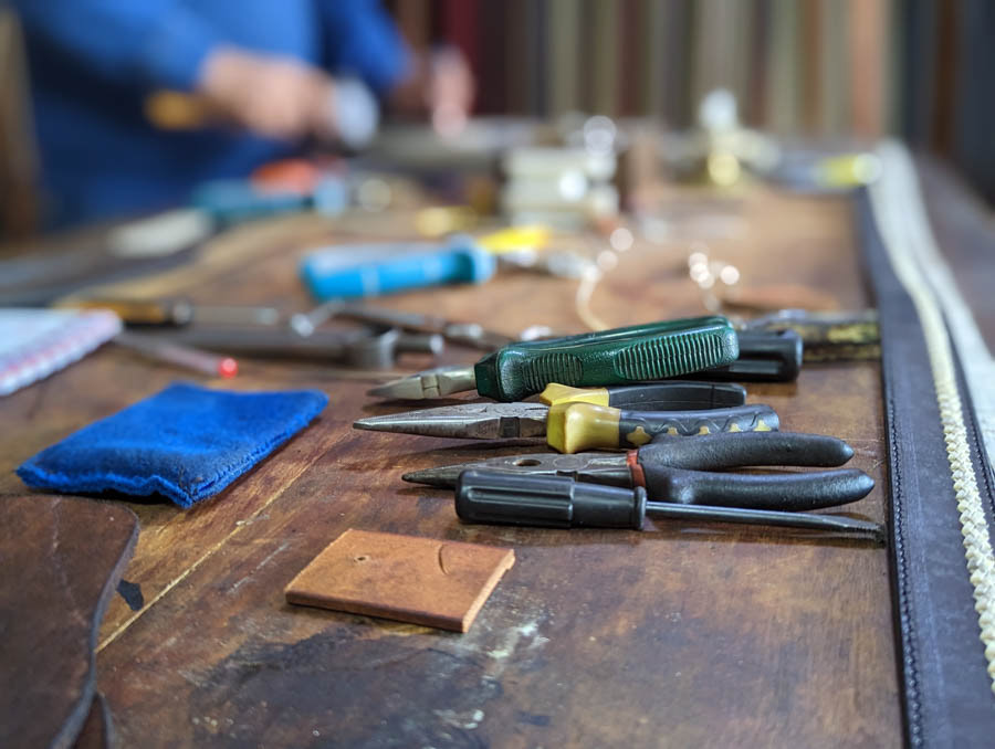 One of the many local leather shops.
