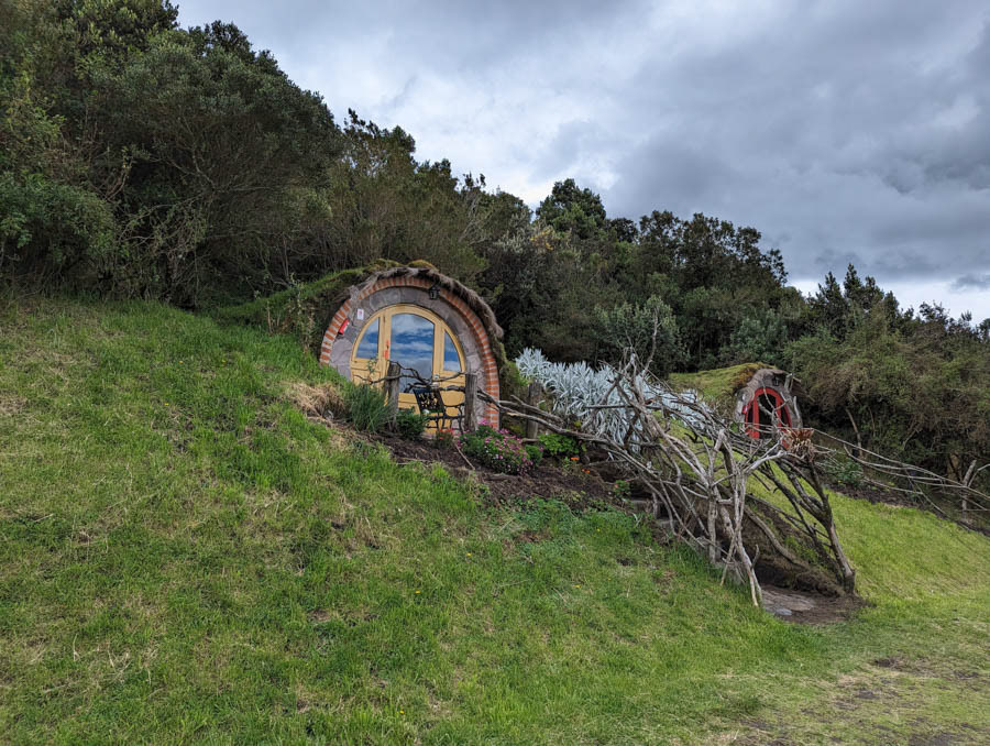 Hobbit rooms, very Lord of the Rings.