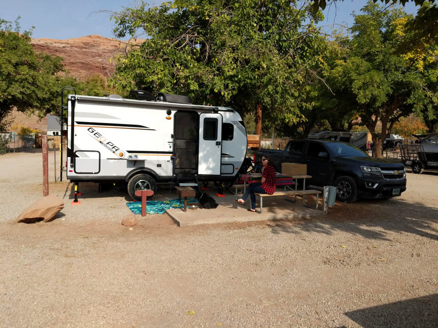 Our 2nd camping destination; Moab.