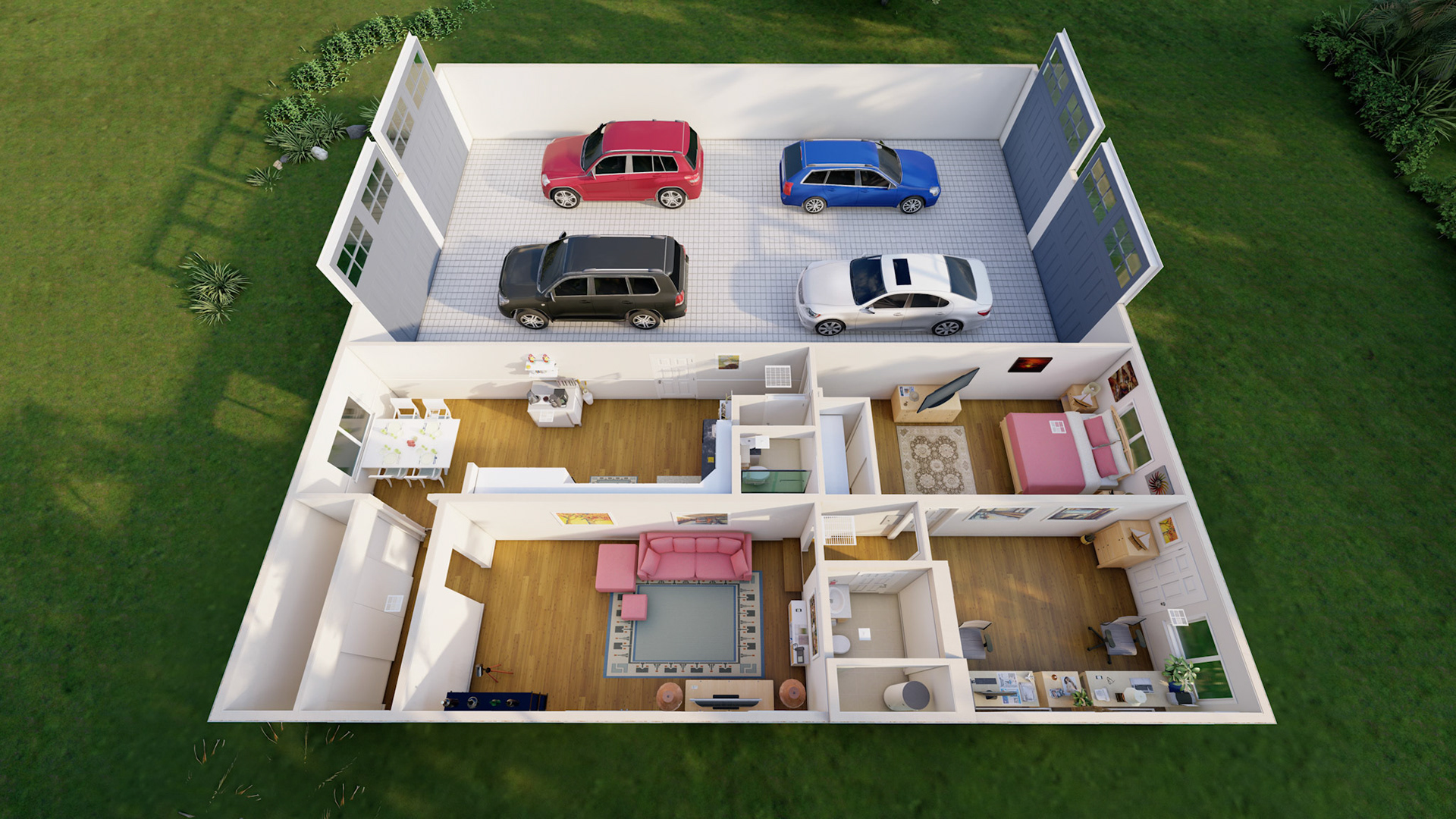 Guest House Doll House View