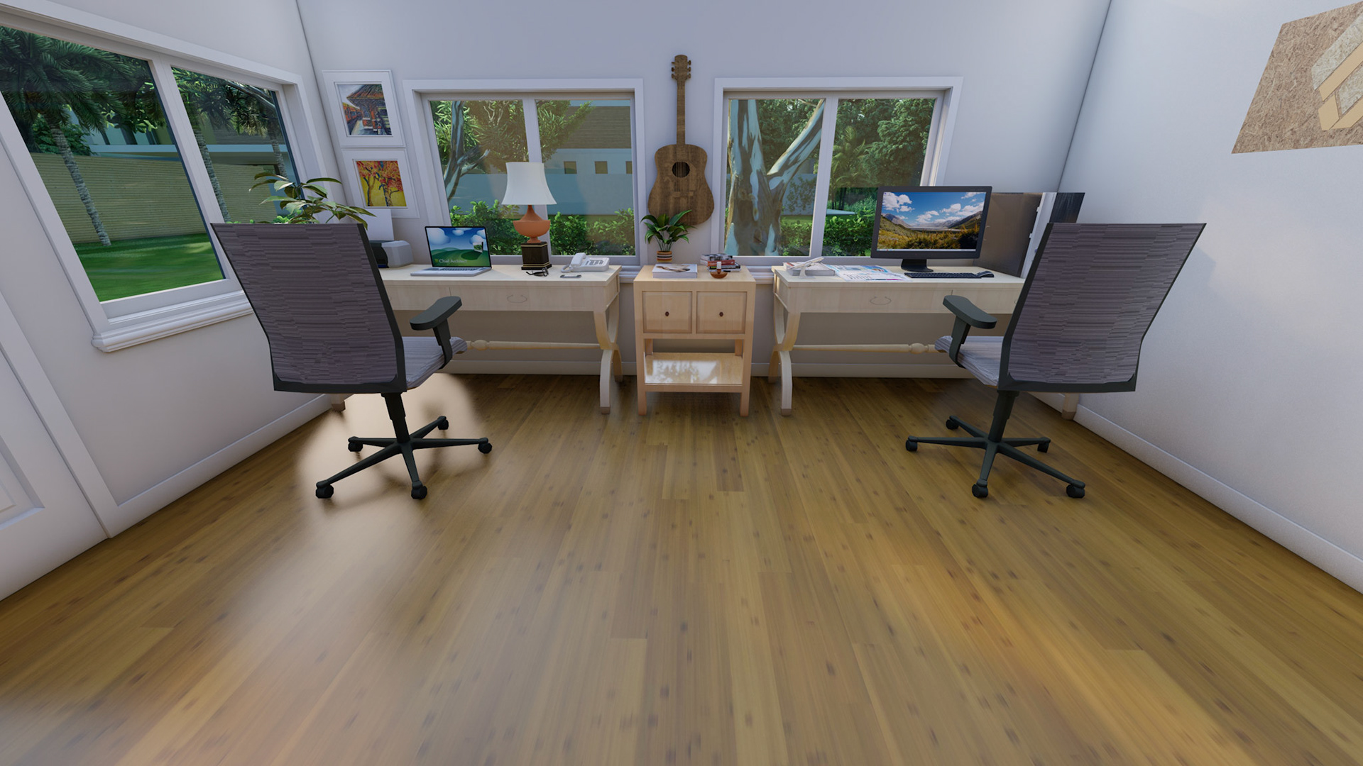 Render of Guest House Office