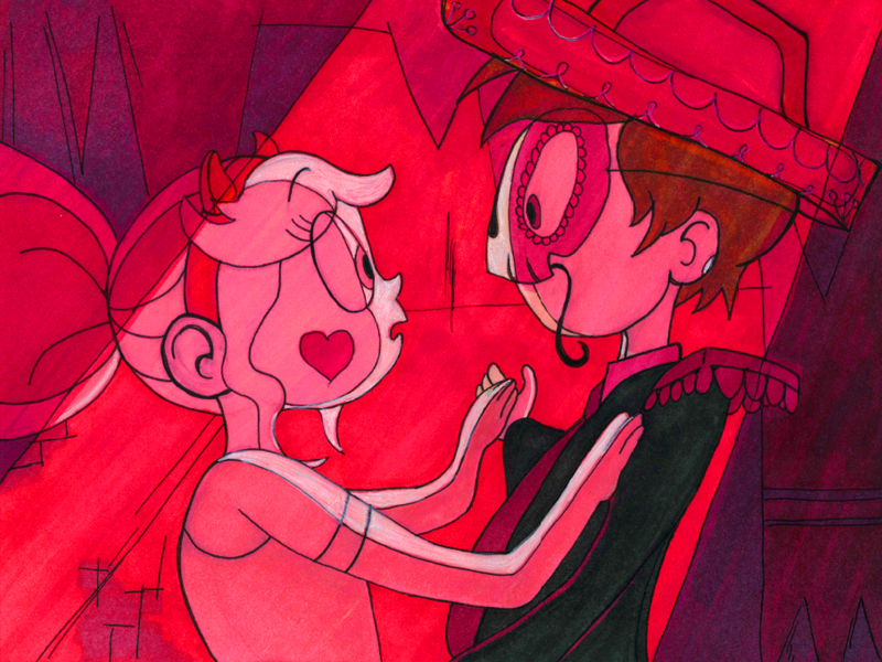 Star & Marco Dance at The Blood Moon Ball