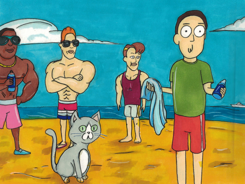 Who Shit In The Sand?