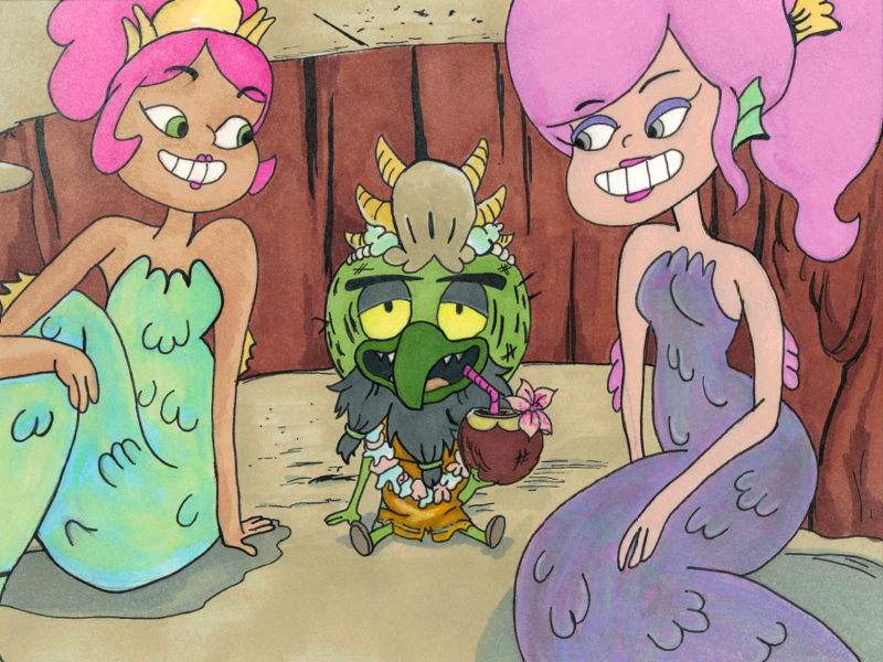 Ludo Chilling with Mermaids