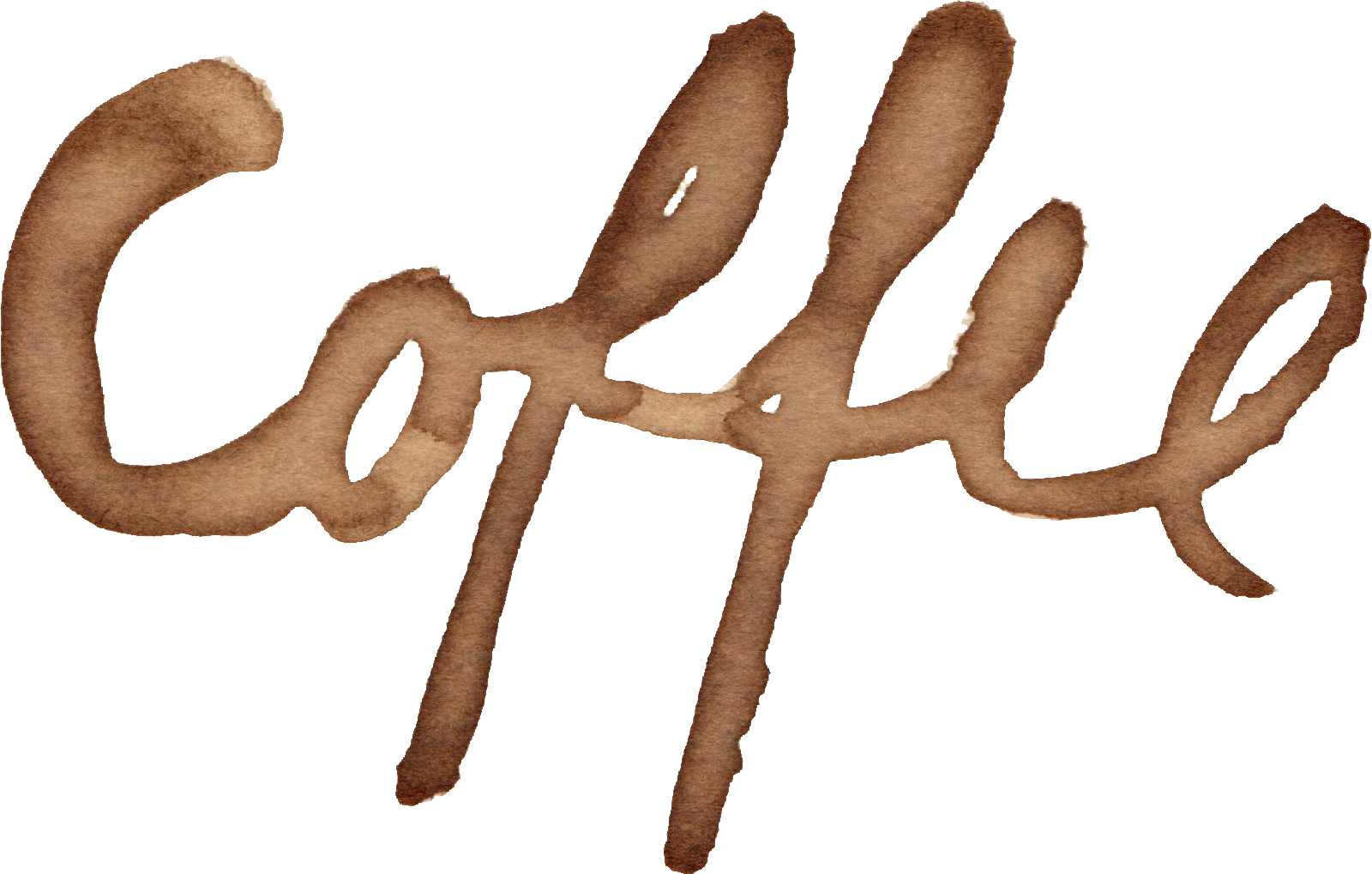 watercolor style coffee