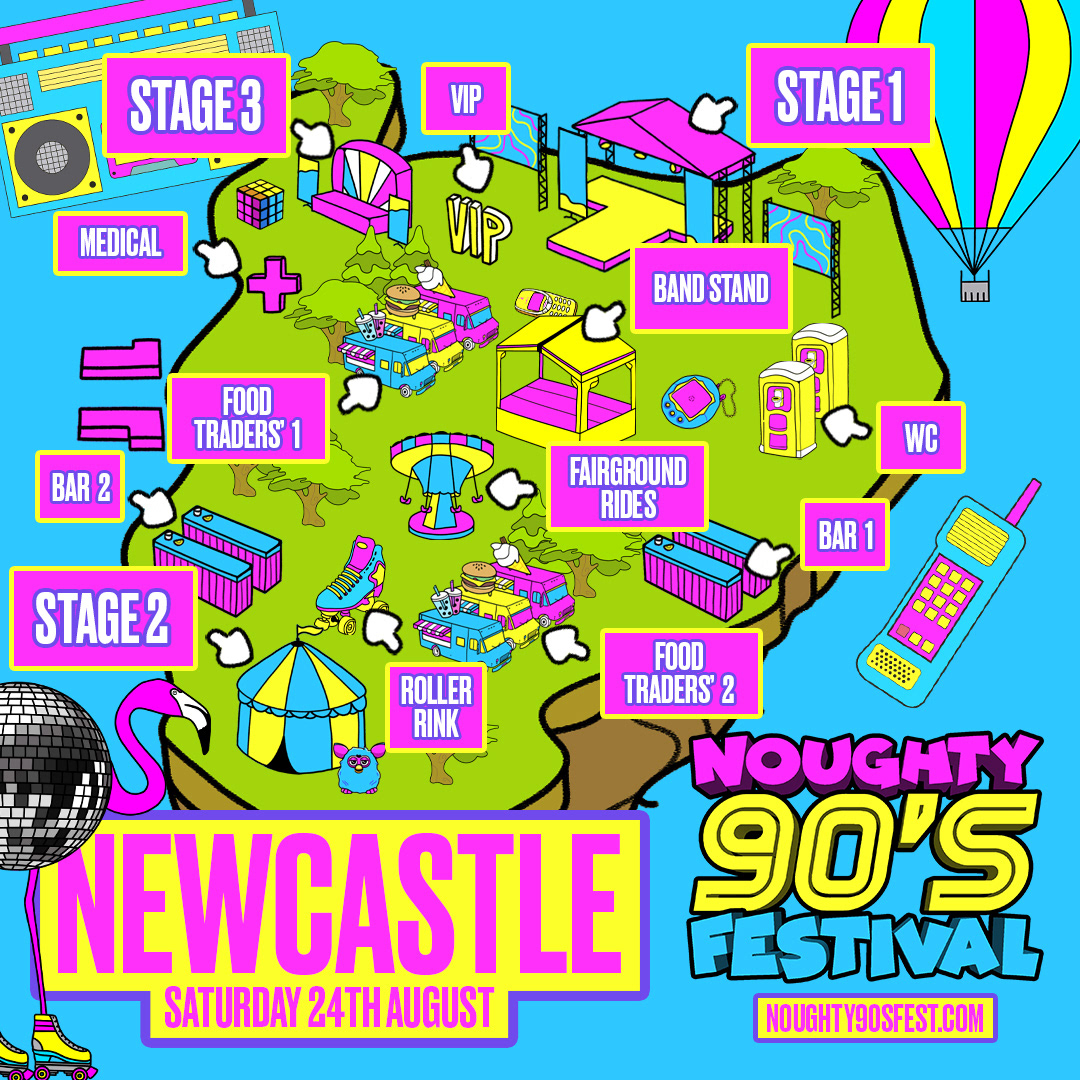 Newcastle 2024 Site Map