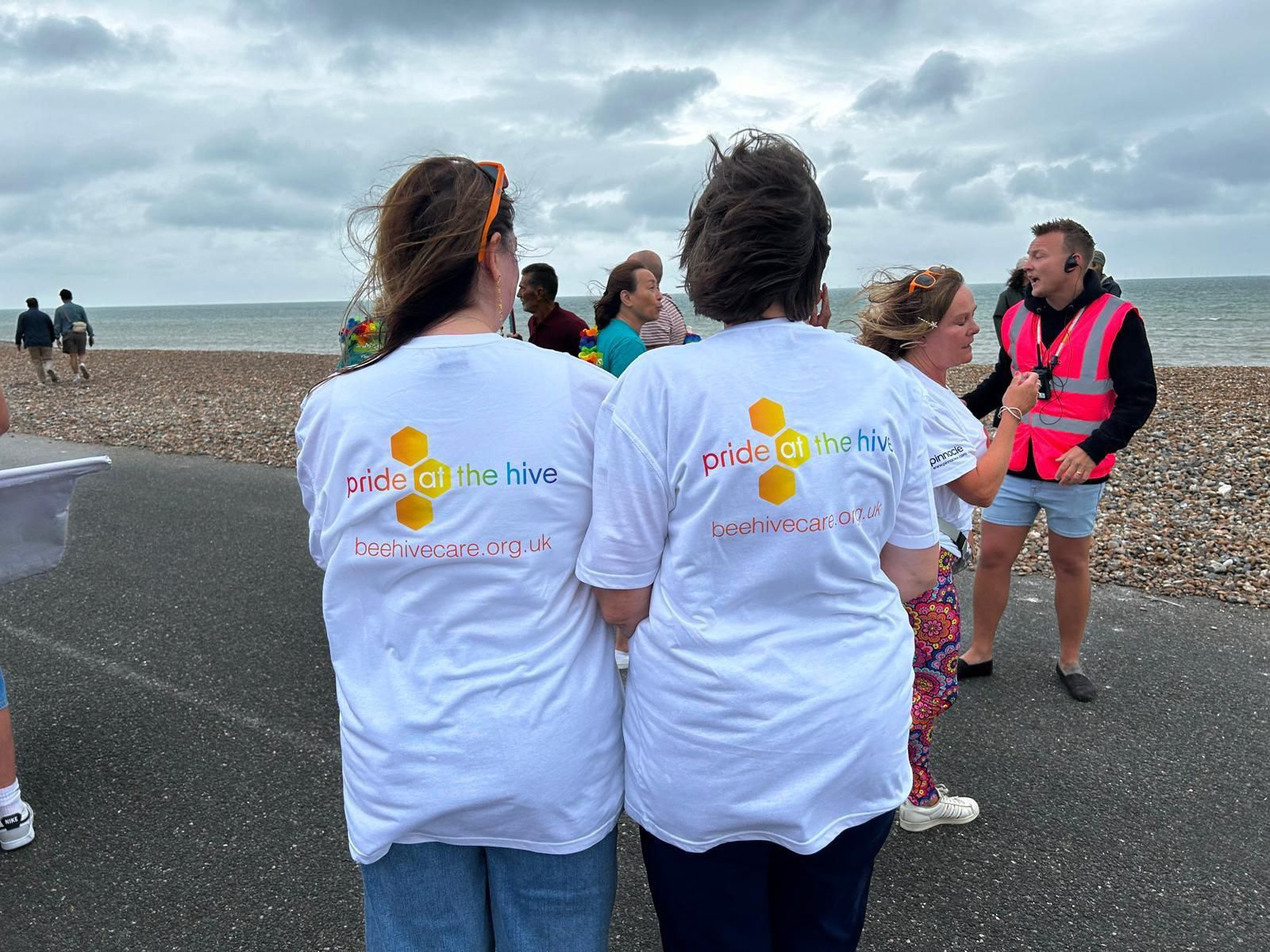 The logo on T-Shirts worn at Worthing Pride 2025