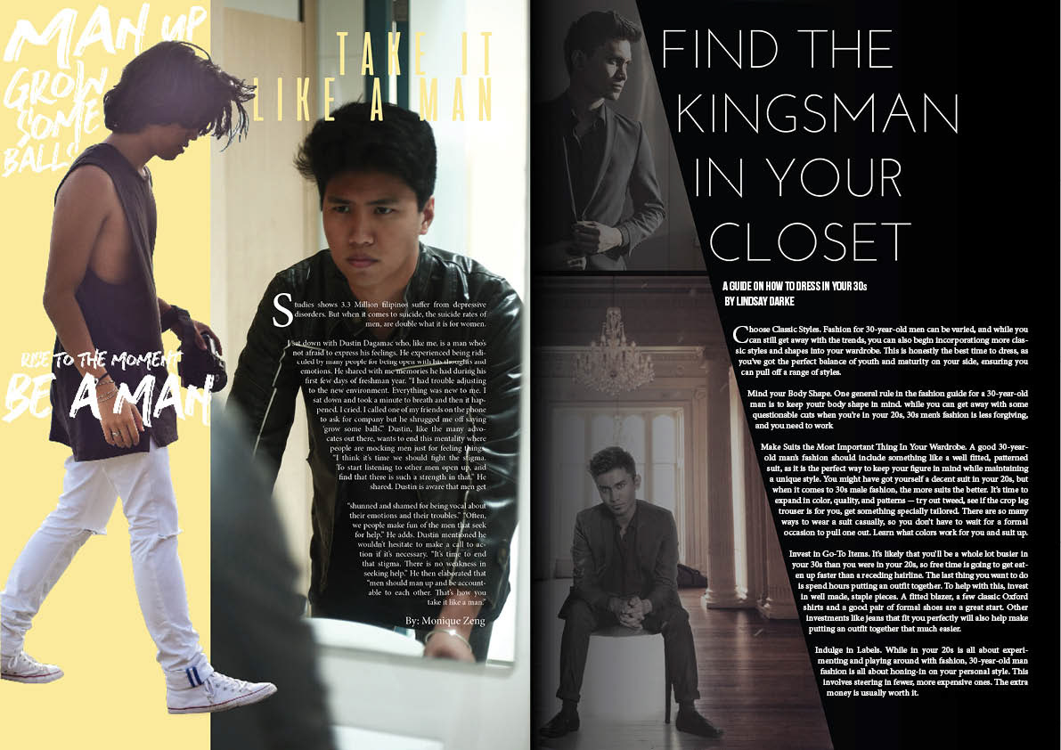 Left page by Monique Zeng