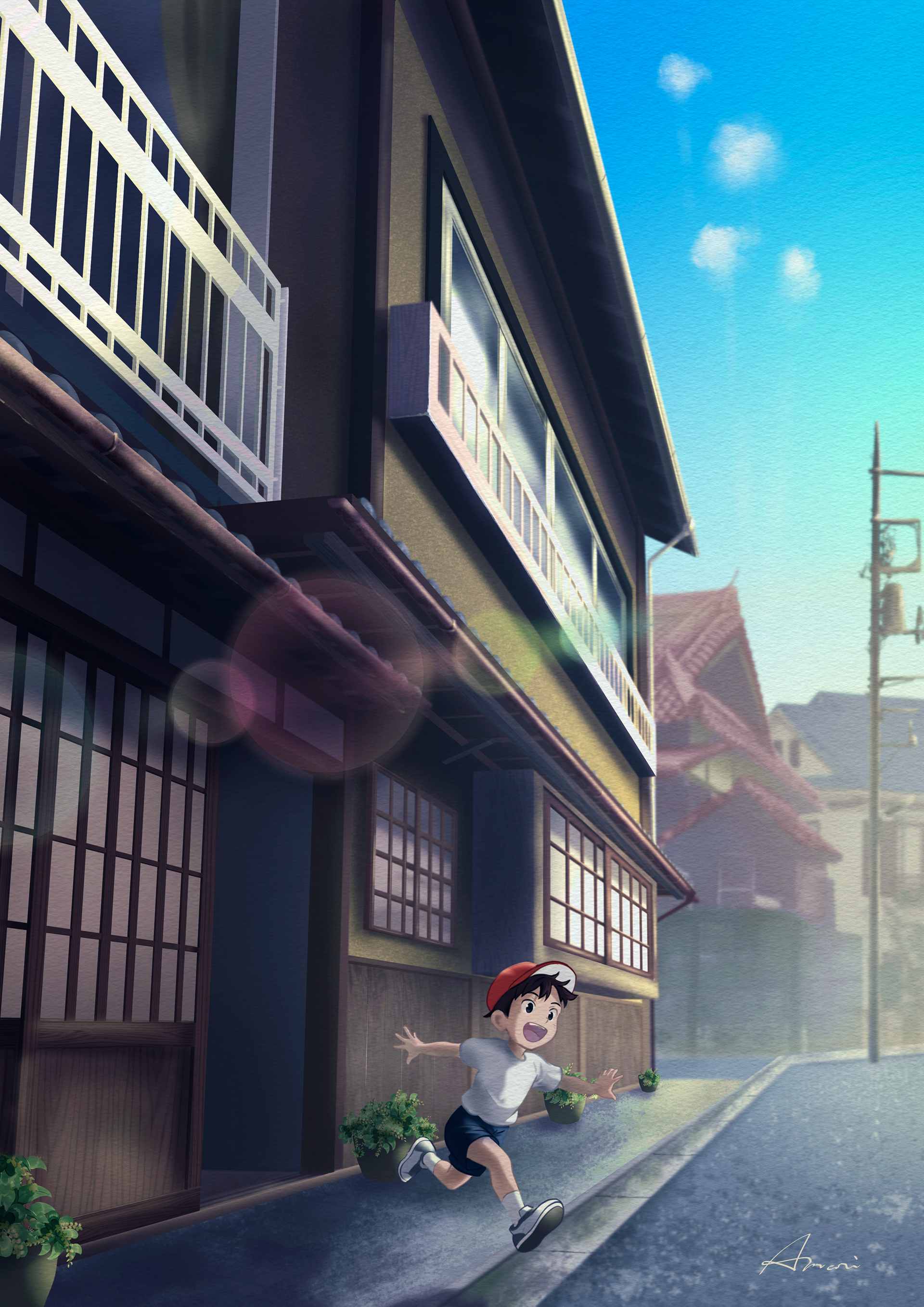 運動会の朝（音だけの花火）