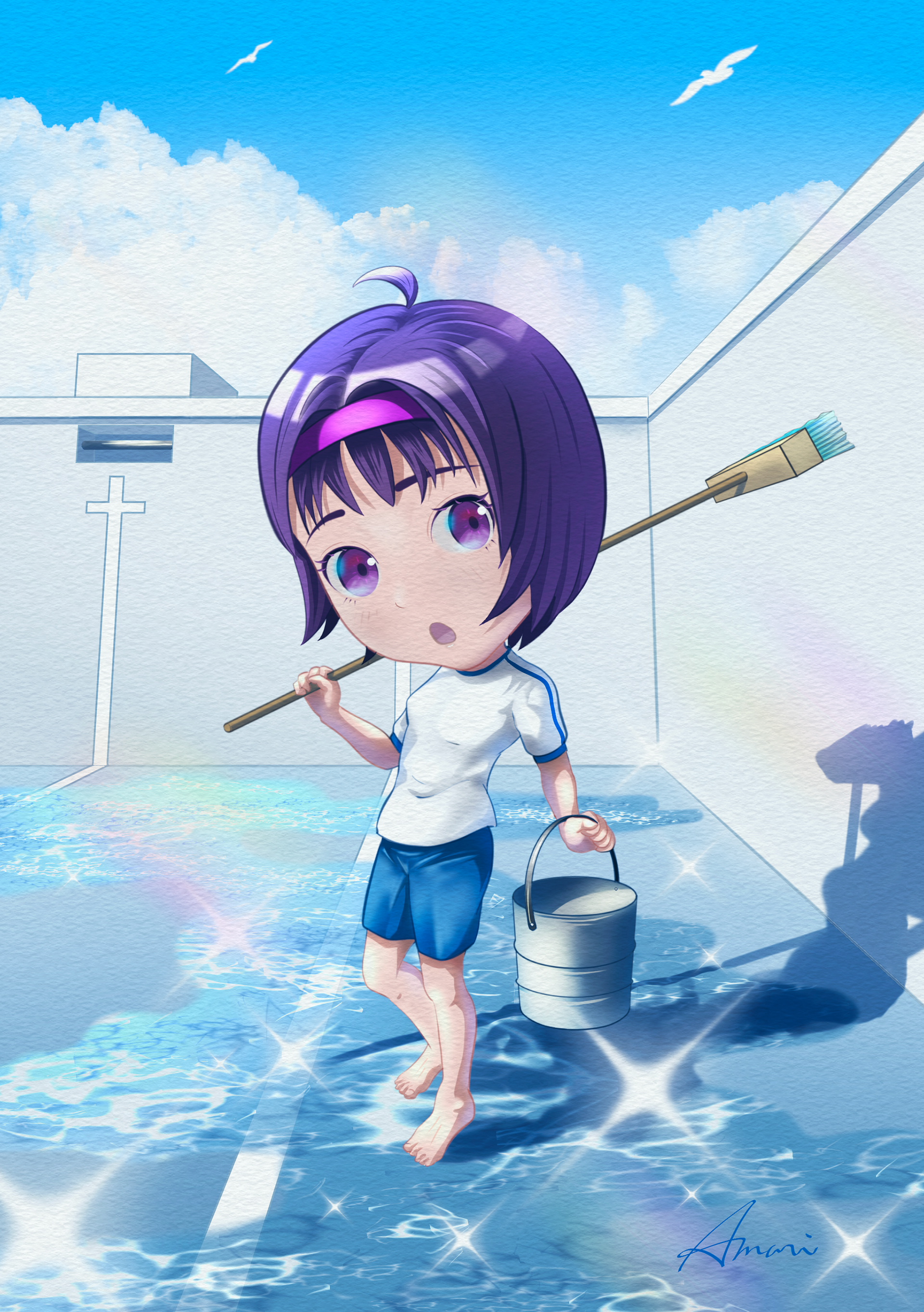 プール掃除