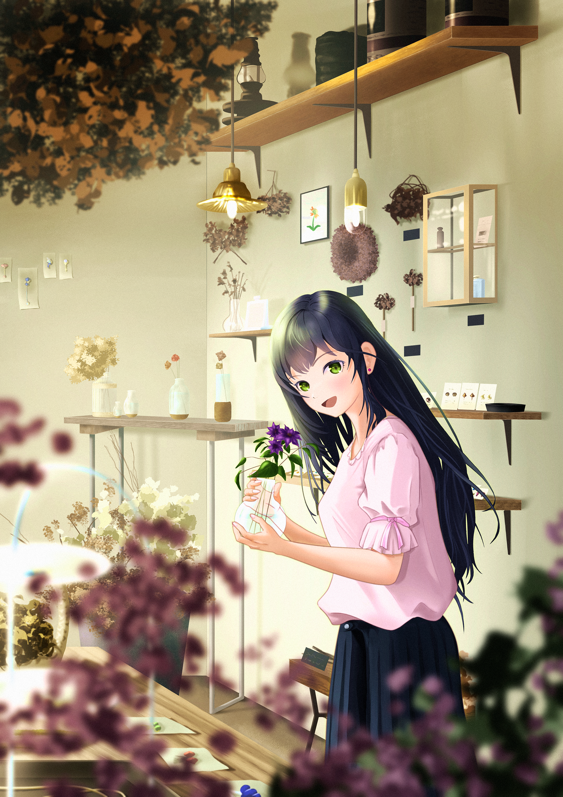 花とアクセサリーの店「Calm」