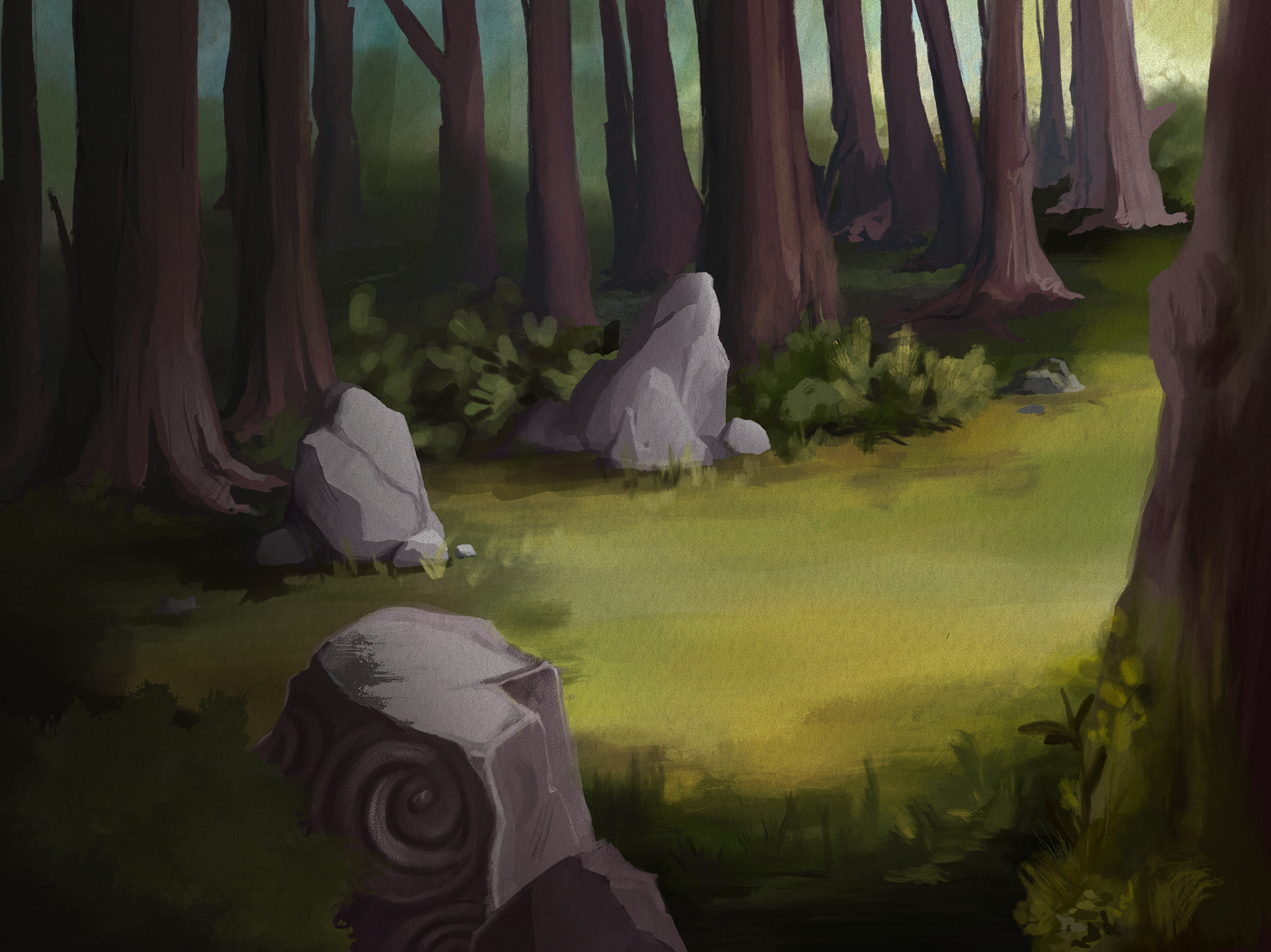 Bloomfall- Forest Clearing , Day