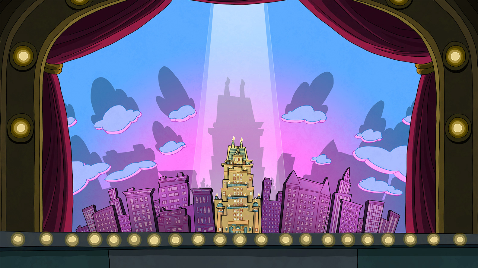 Central Park. Background painting. AppleTV