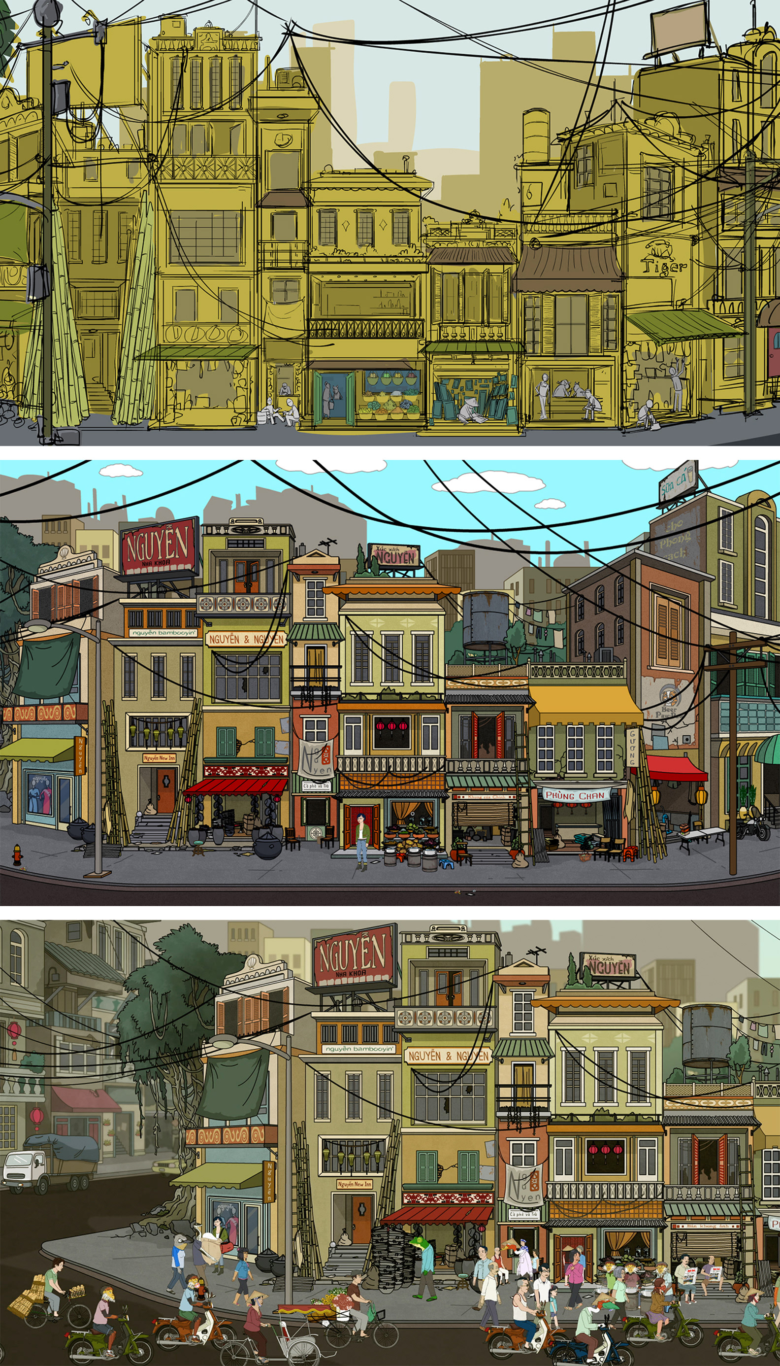 BoJack Horseman.  Background design/paint.  Netflix