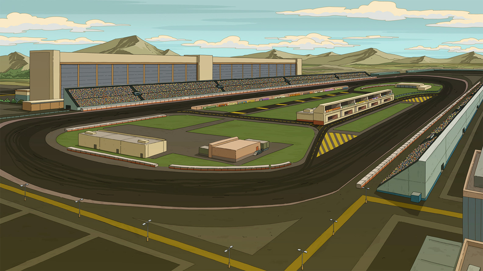 The Great North.  Background painting. Courtesy of 20th TVA