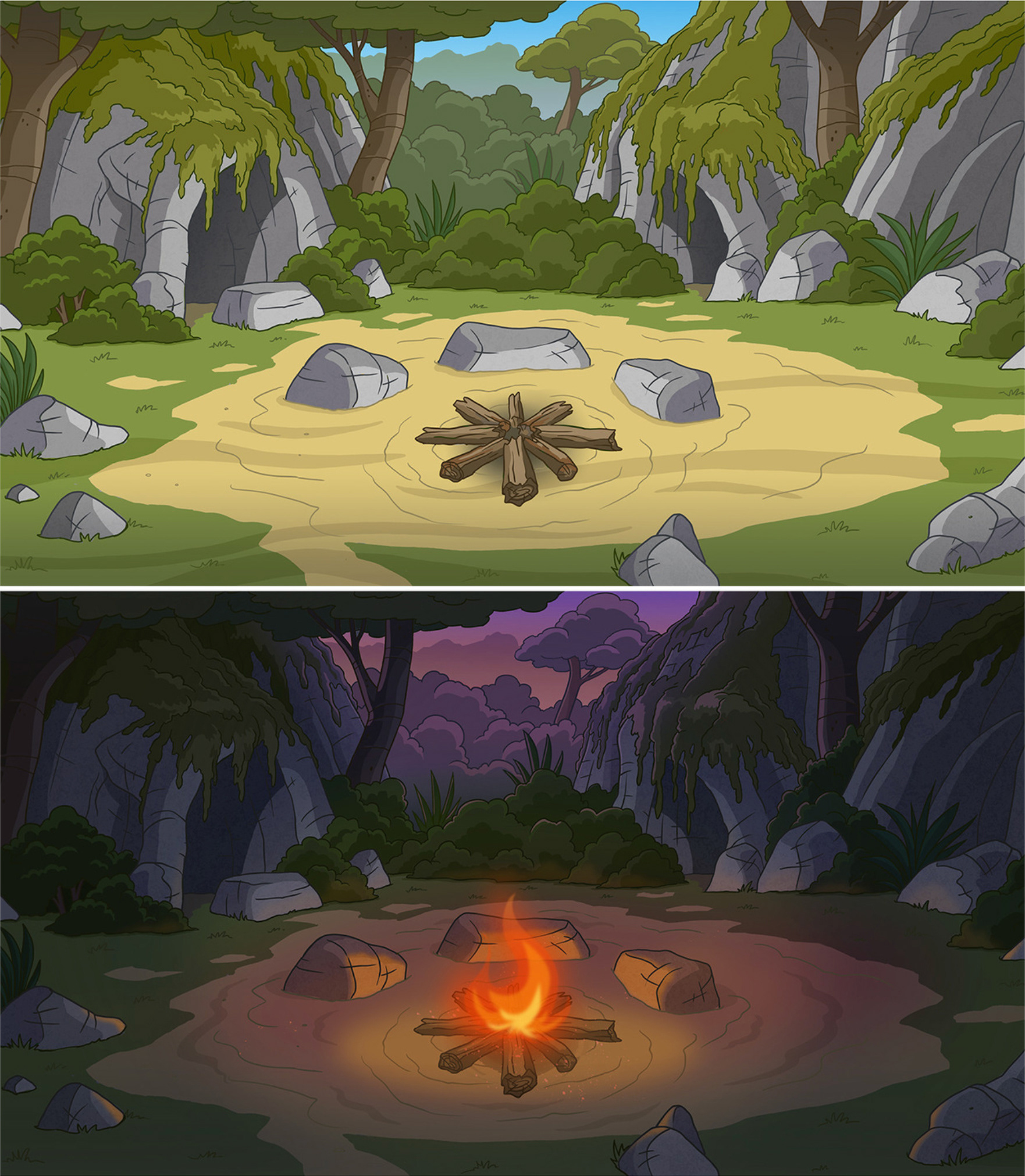 Human Discoveries. Background design/paint. Facebook Watch