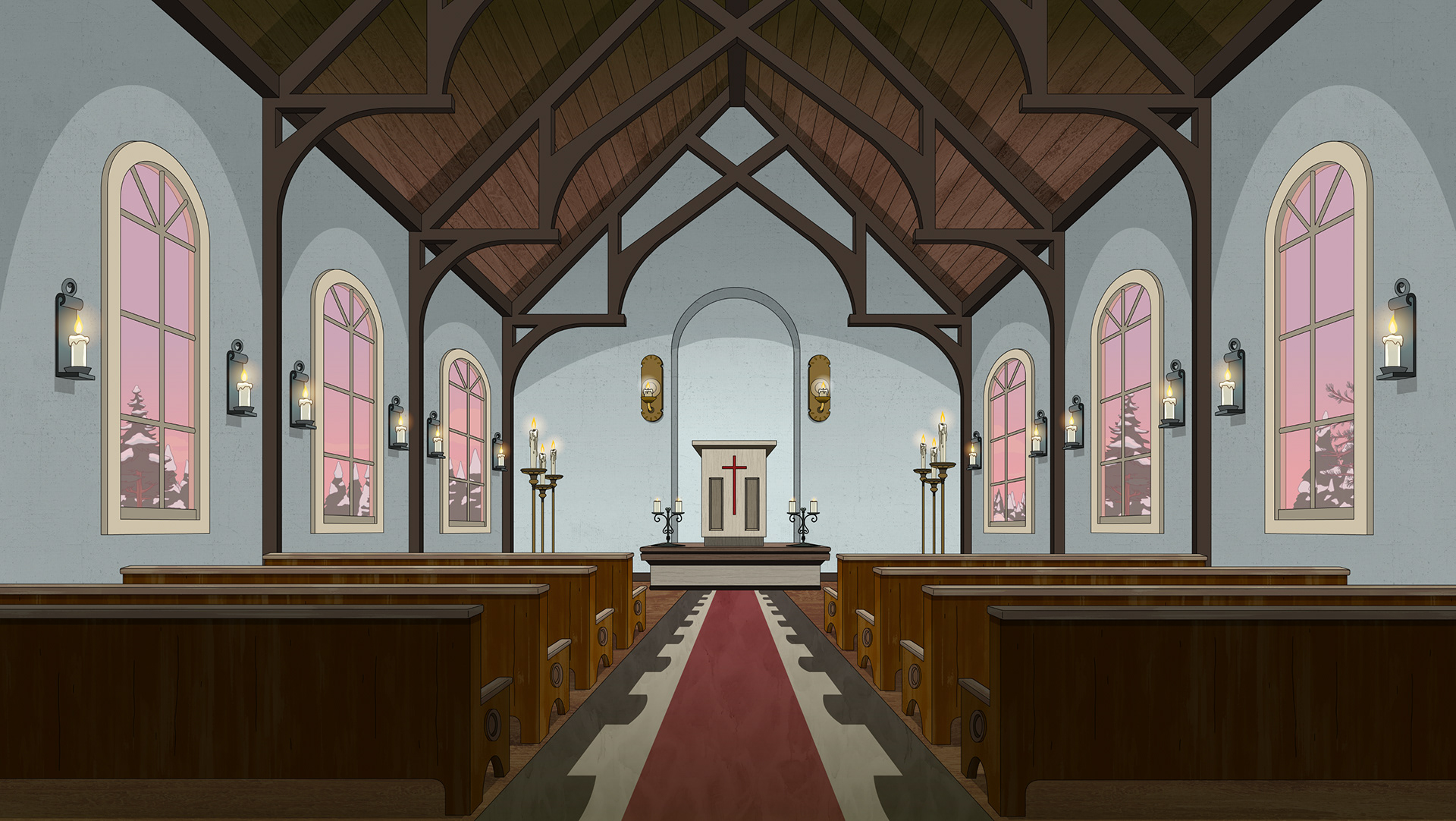 BoJack Horseman.  Background design/paint.  Netflix
