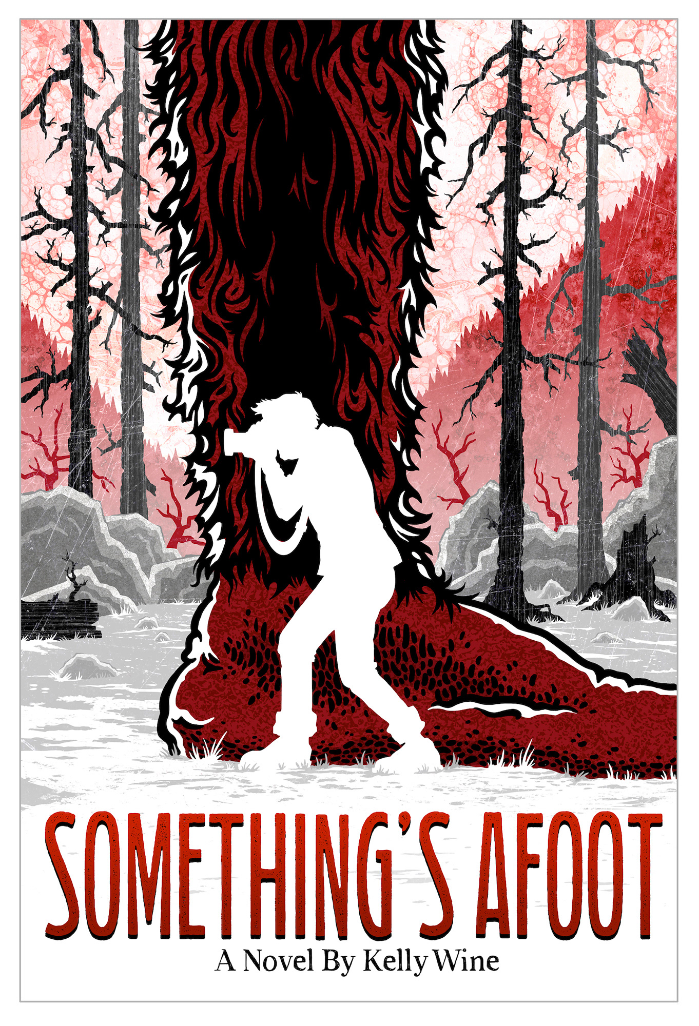 Something's Afoot.  Book cover illustration.  2024
