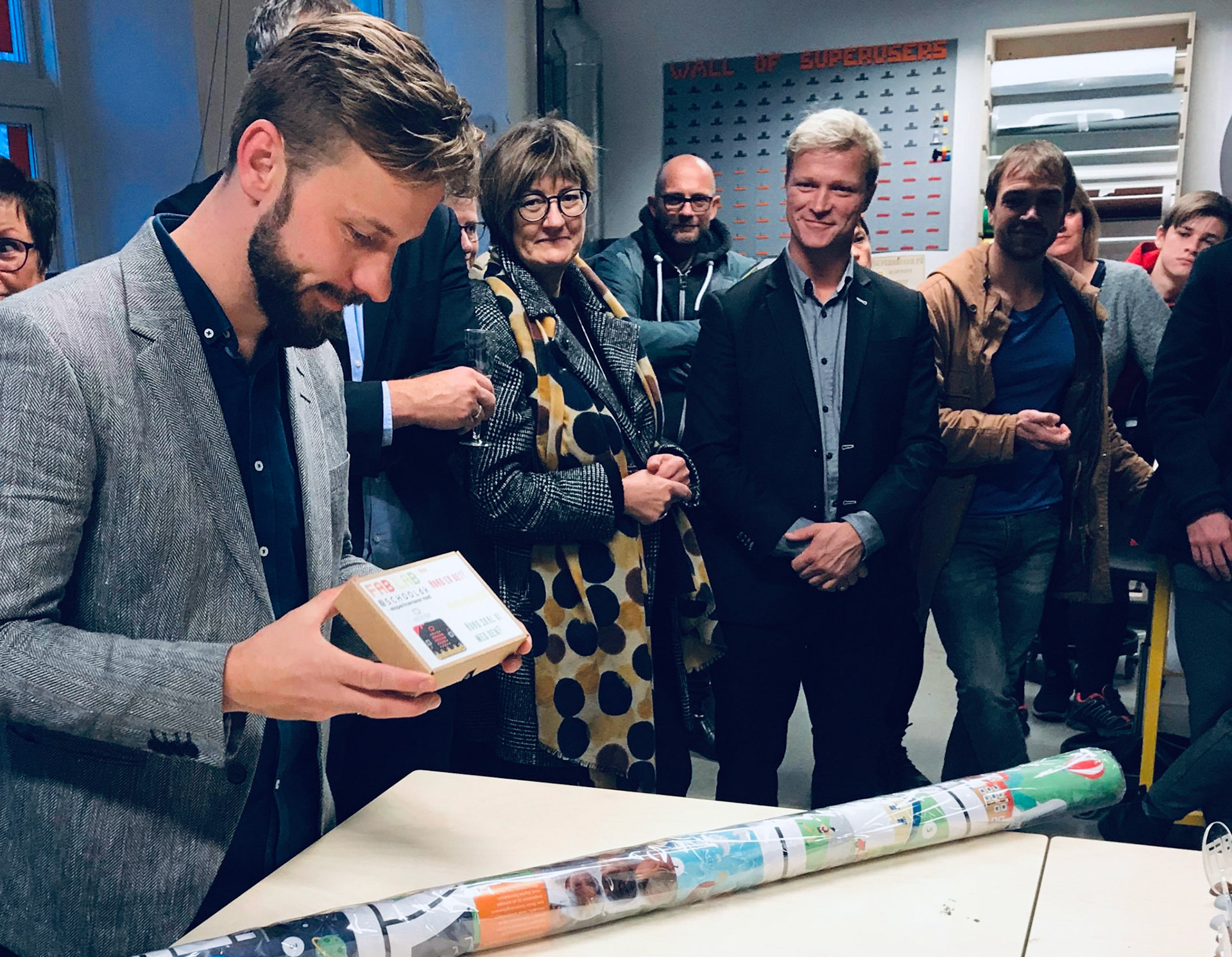 Officiel åbning af borgmester Johannes L. Jensen