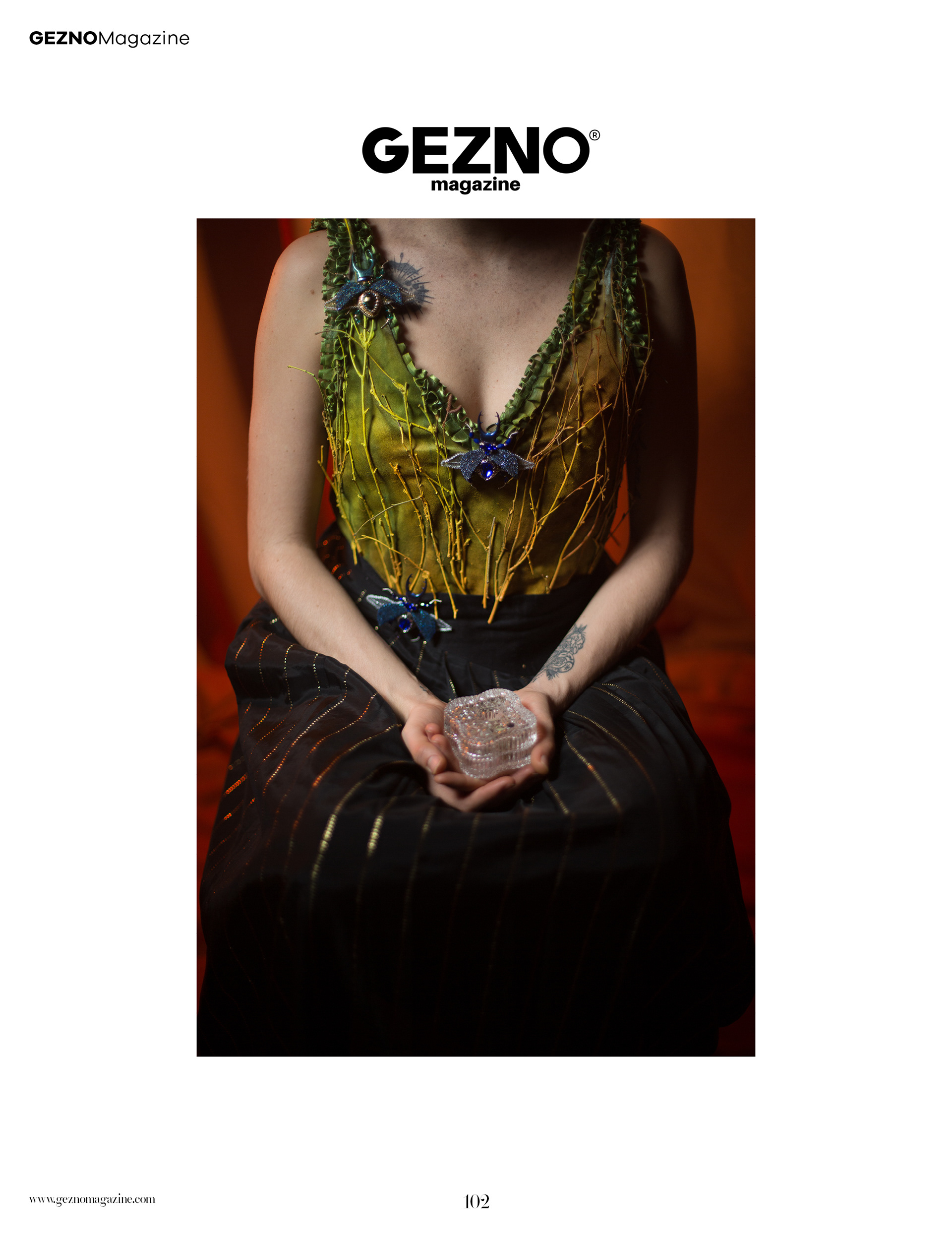 Dress/Headpeace/Photo/Concept: Elimel Art, Jewelry: Marika Pavluss