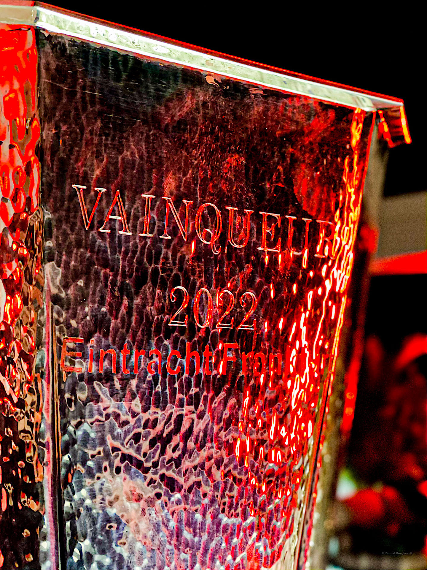 Europa League Cup 2022 with Engraving, Eintracht Frankfurt