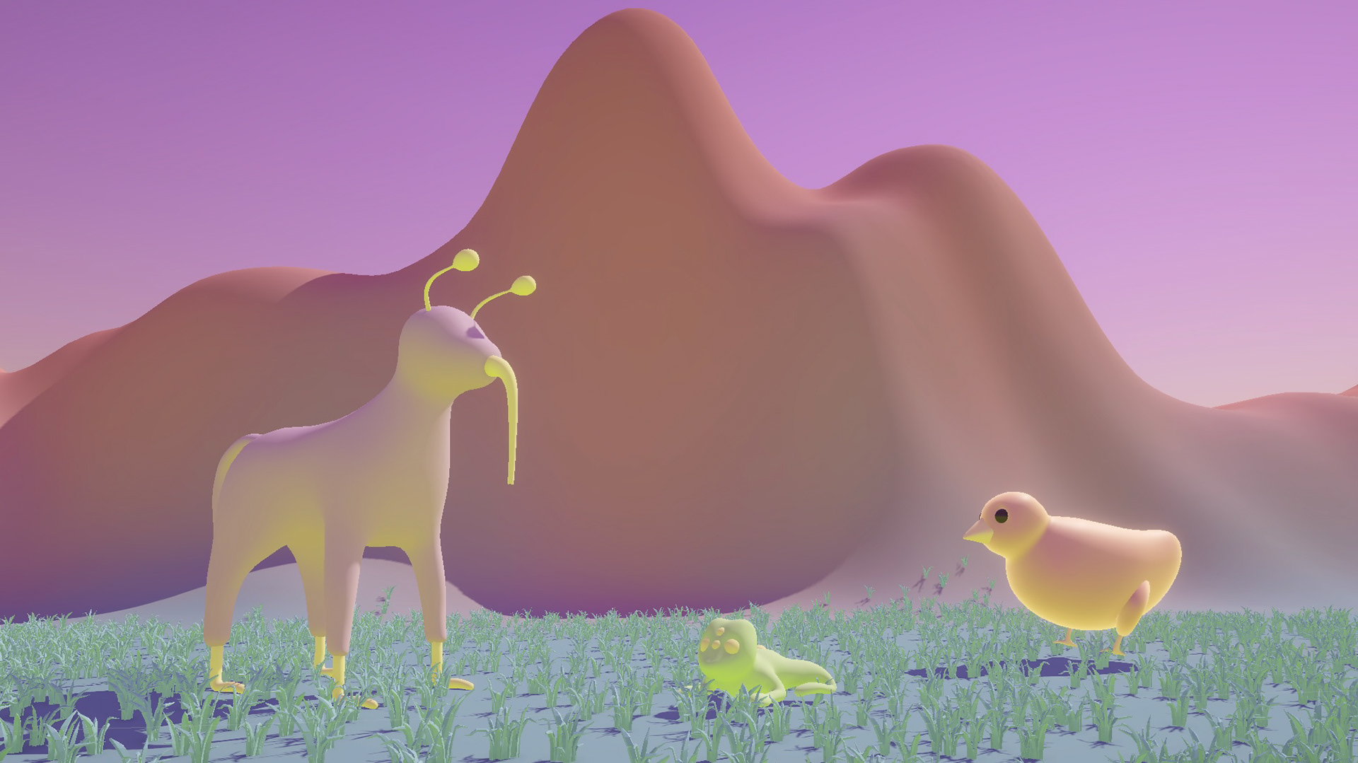 3D Models Before Toon Shader