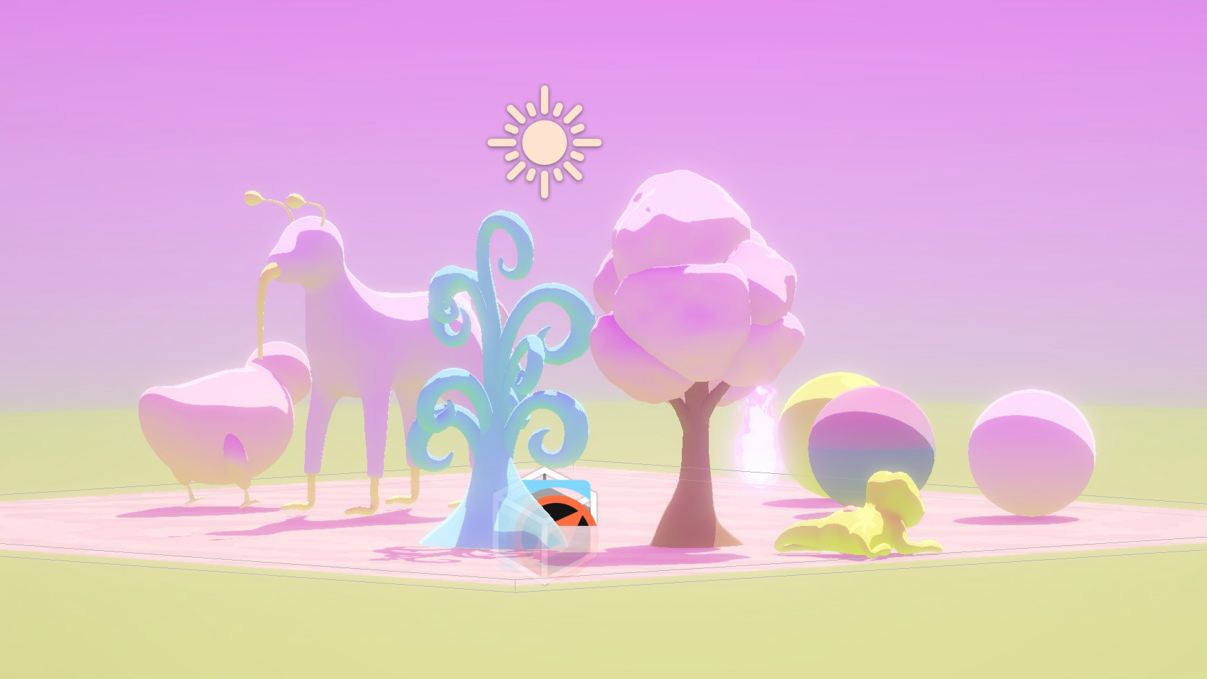 Final 3D Models With Toon Shader