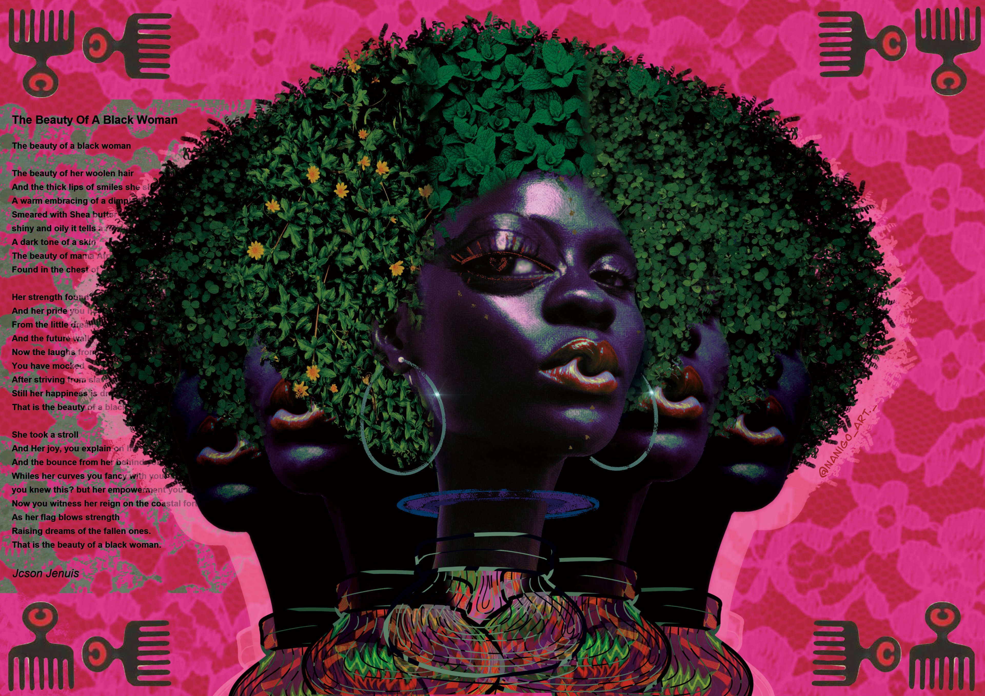 AHUOFE, Digital Collage & Illustration, 2024