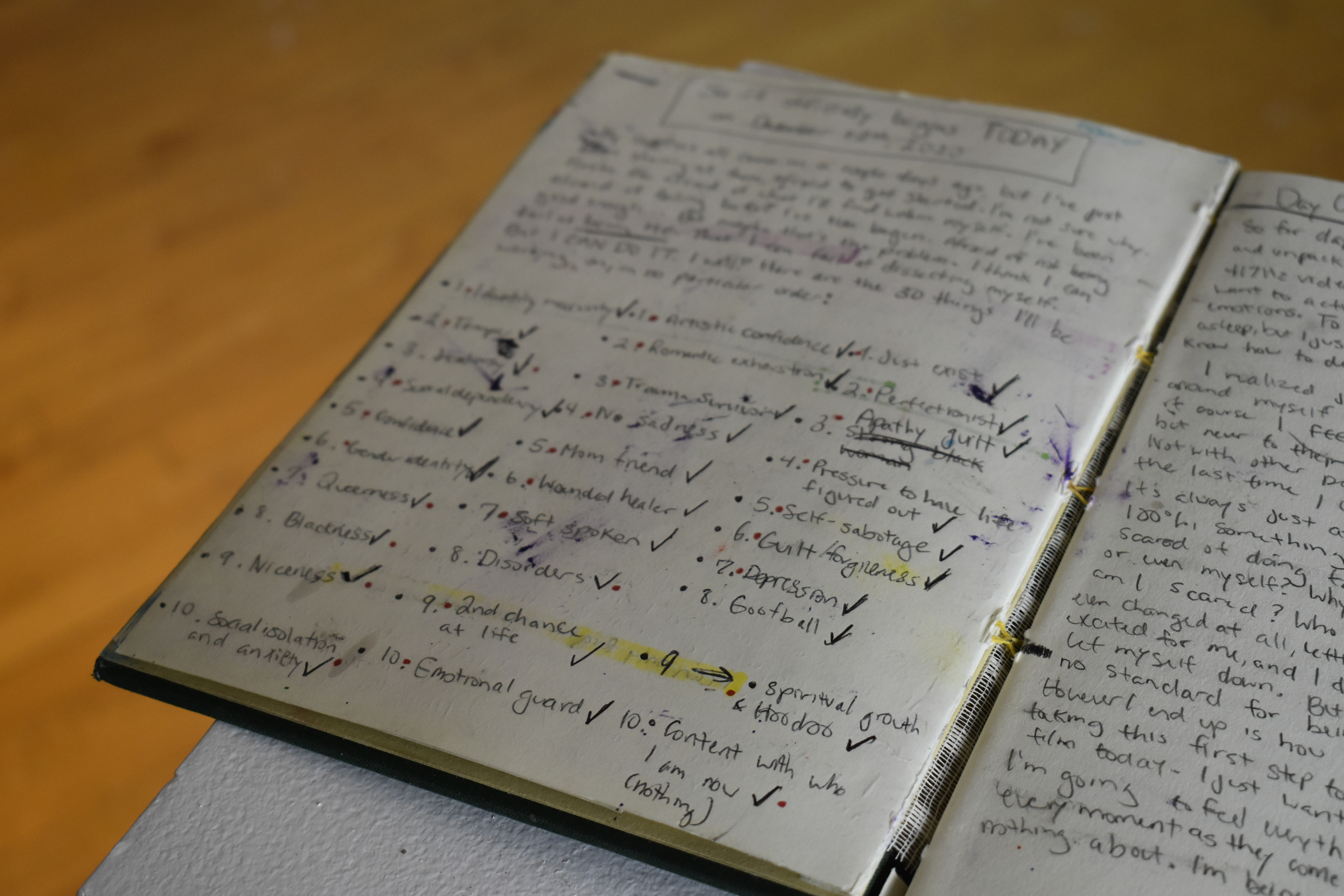 Self-constructed sketchbook, 2021