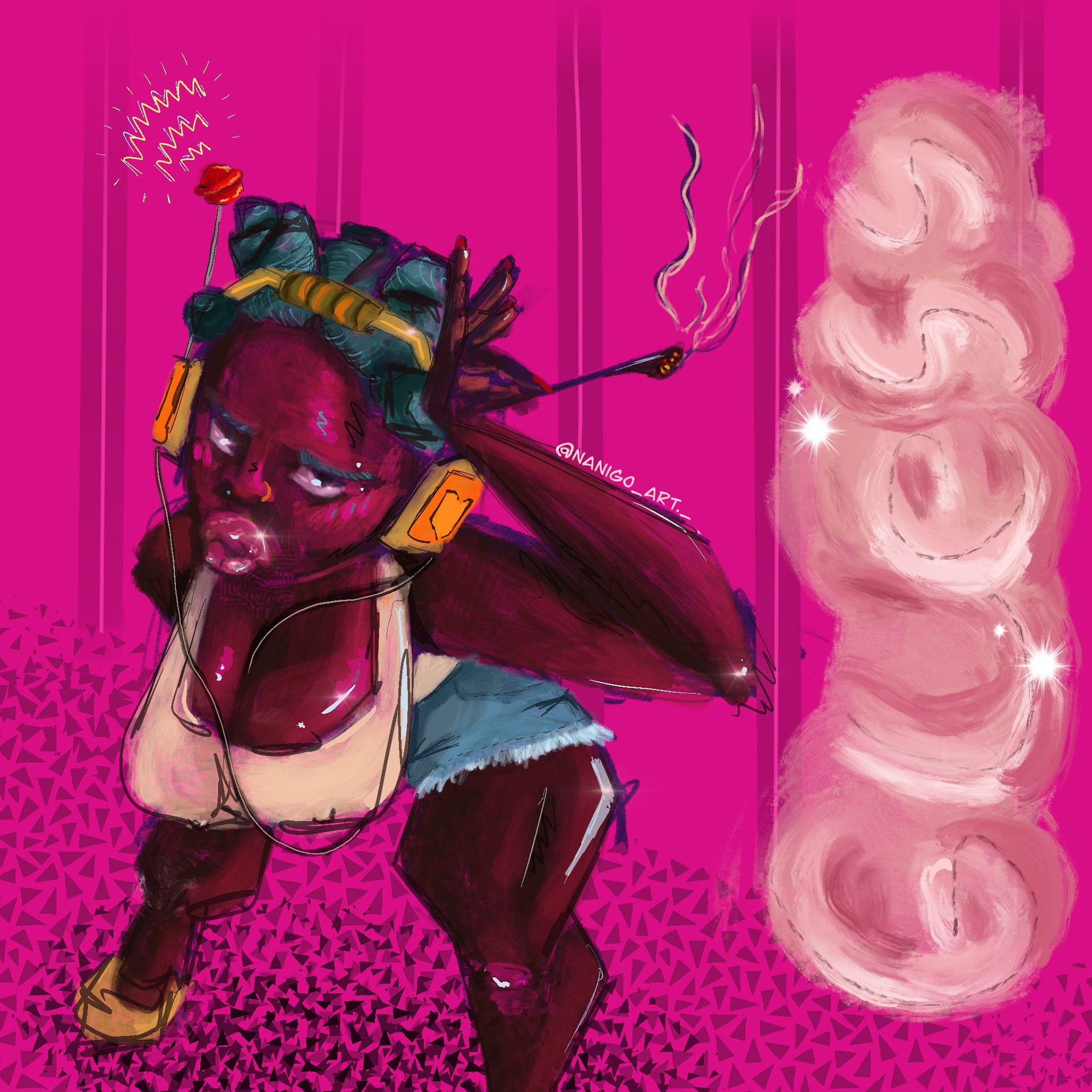 "GUESS", Digital Painting 2023