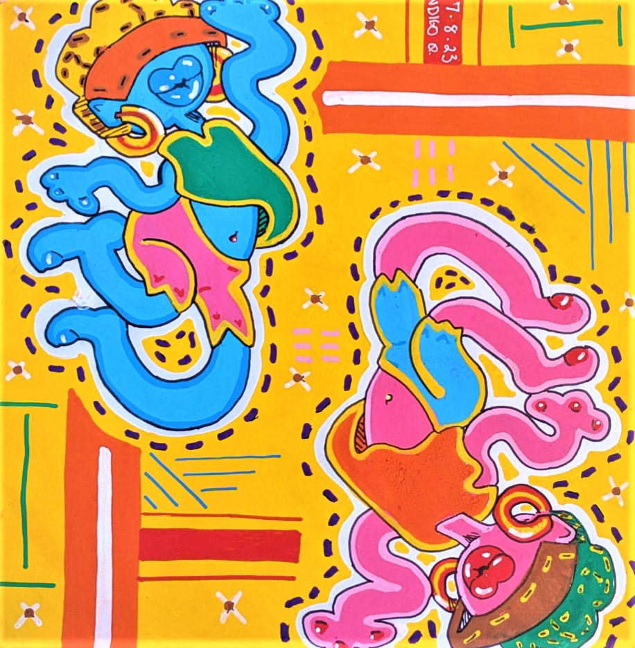 Vibealacious, Acrylic Marker, 2023