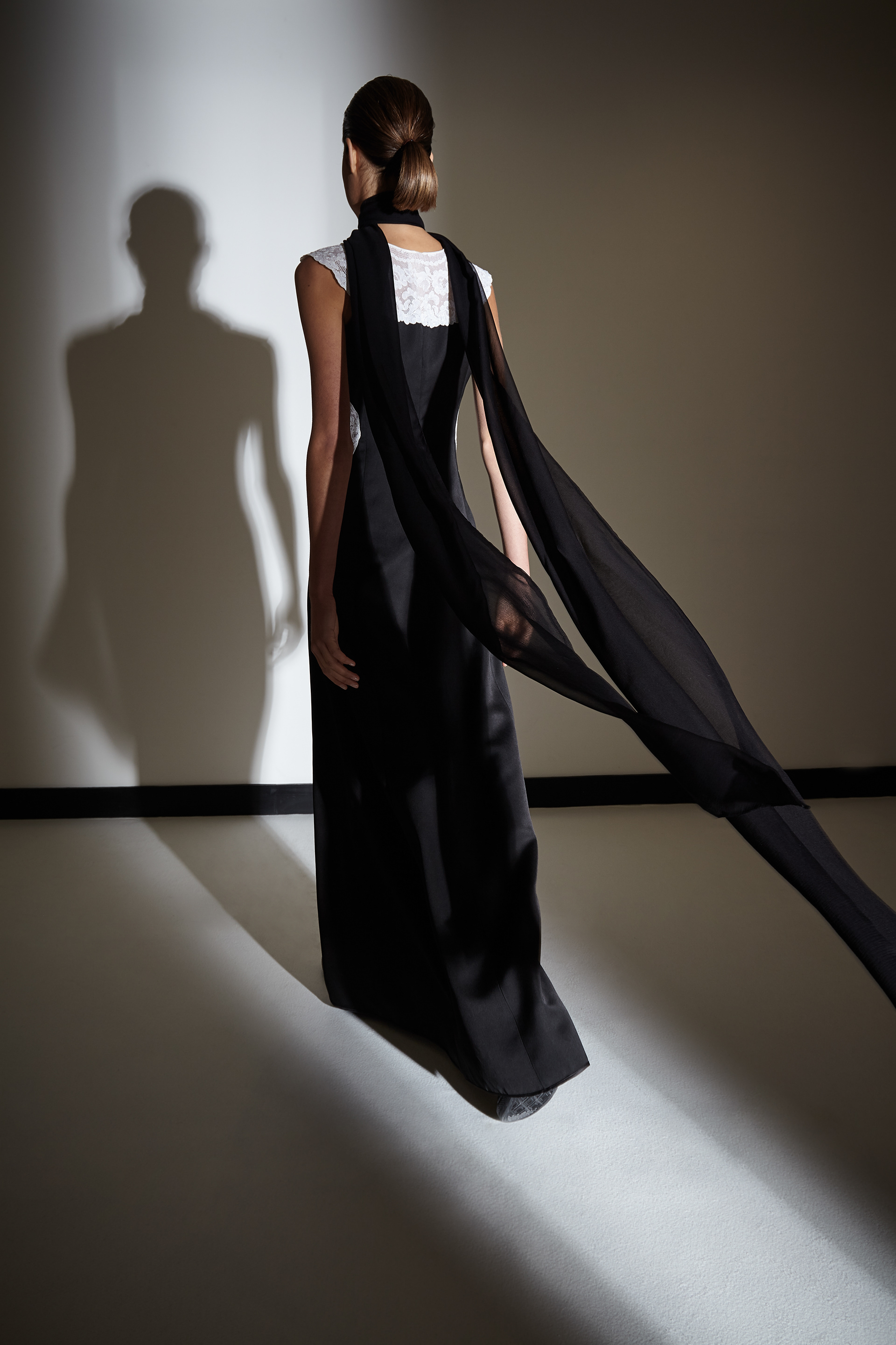 Scarf made for Alexis Mabille RTW SS21