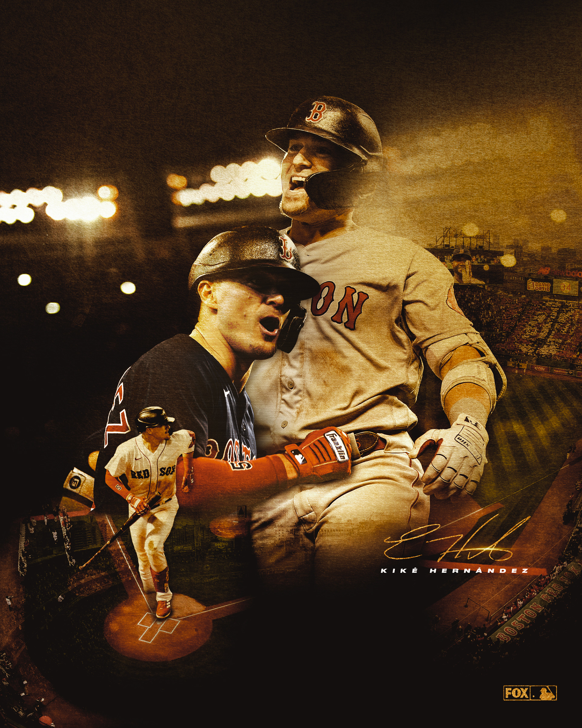 2021 Postseason Player Art, Kike Hernandez