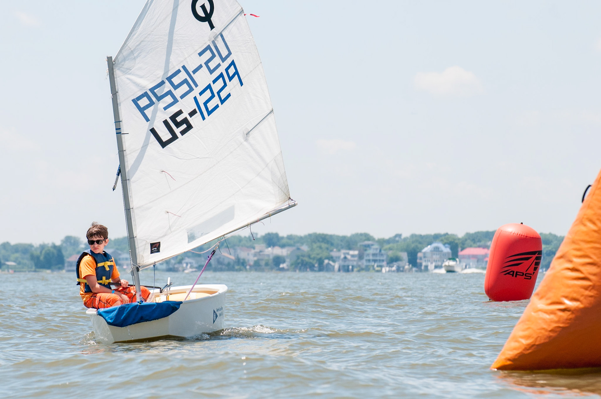 JUNE 29, 2013 - Baltimore, MD, USA - The 2013 Junior Olympics Festival - Chesapeake Bay Open at Baltimore County Sailing Center. - IMAGE © 2013 Andy Herbick | www.andyherbickphotography.com - ALL RIGHTS RESERVED.